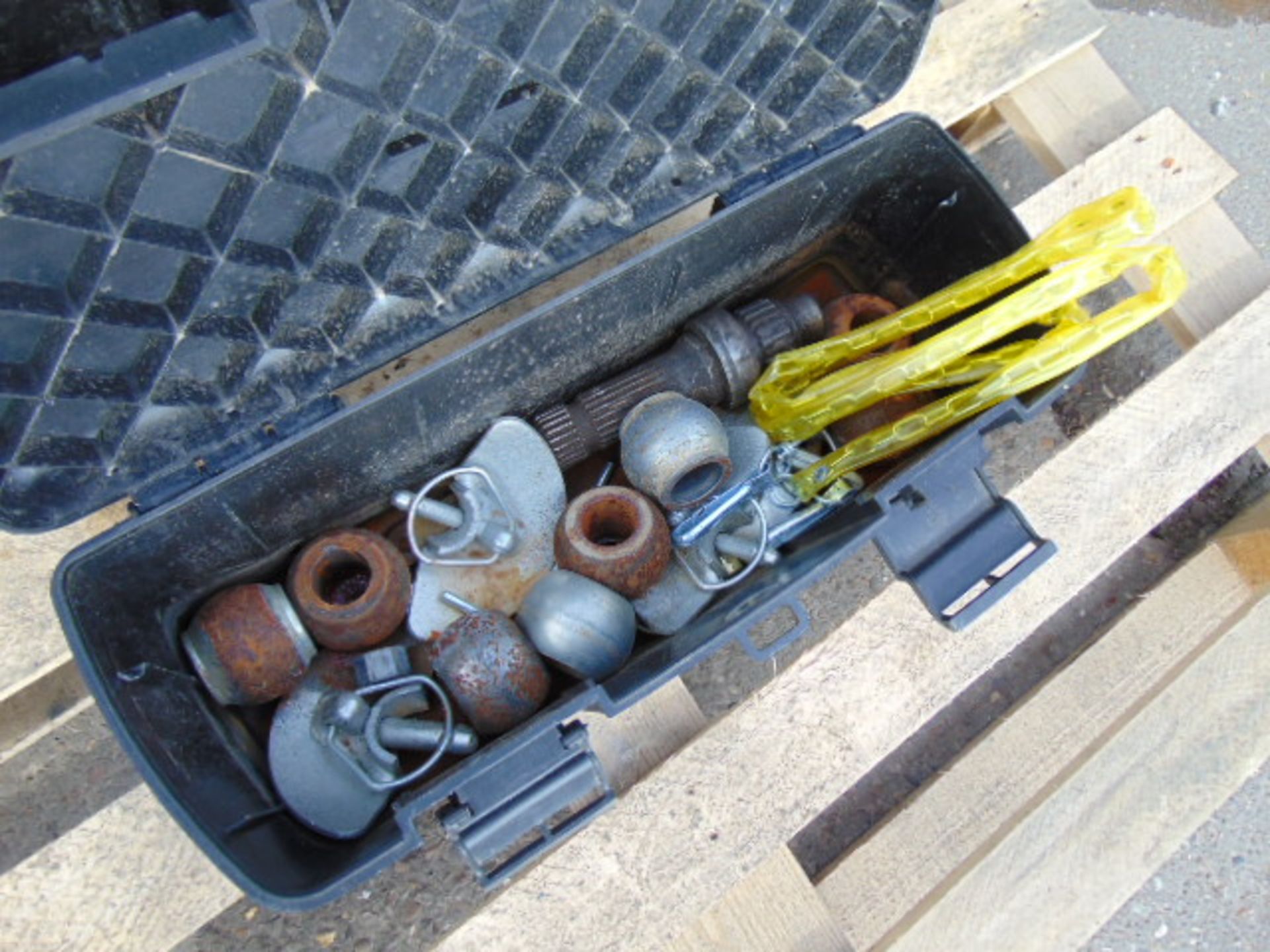 QTY 3 Tractor Accessories and Tool Box - Image 2 of 4