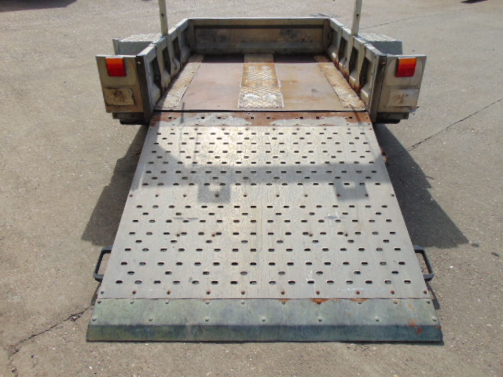 Aluminium 2 Wheel Plant Trailer c/w Rear Ramp - Image 11 of 14