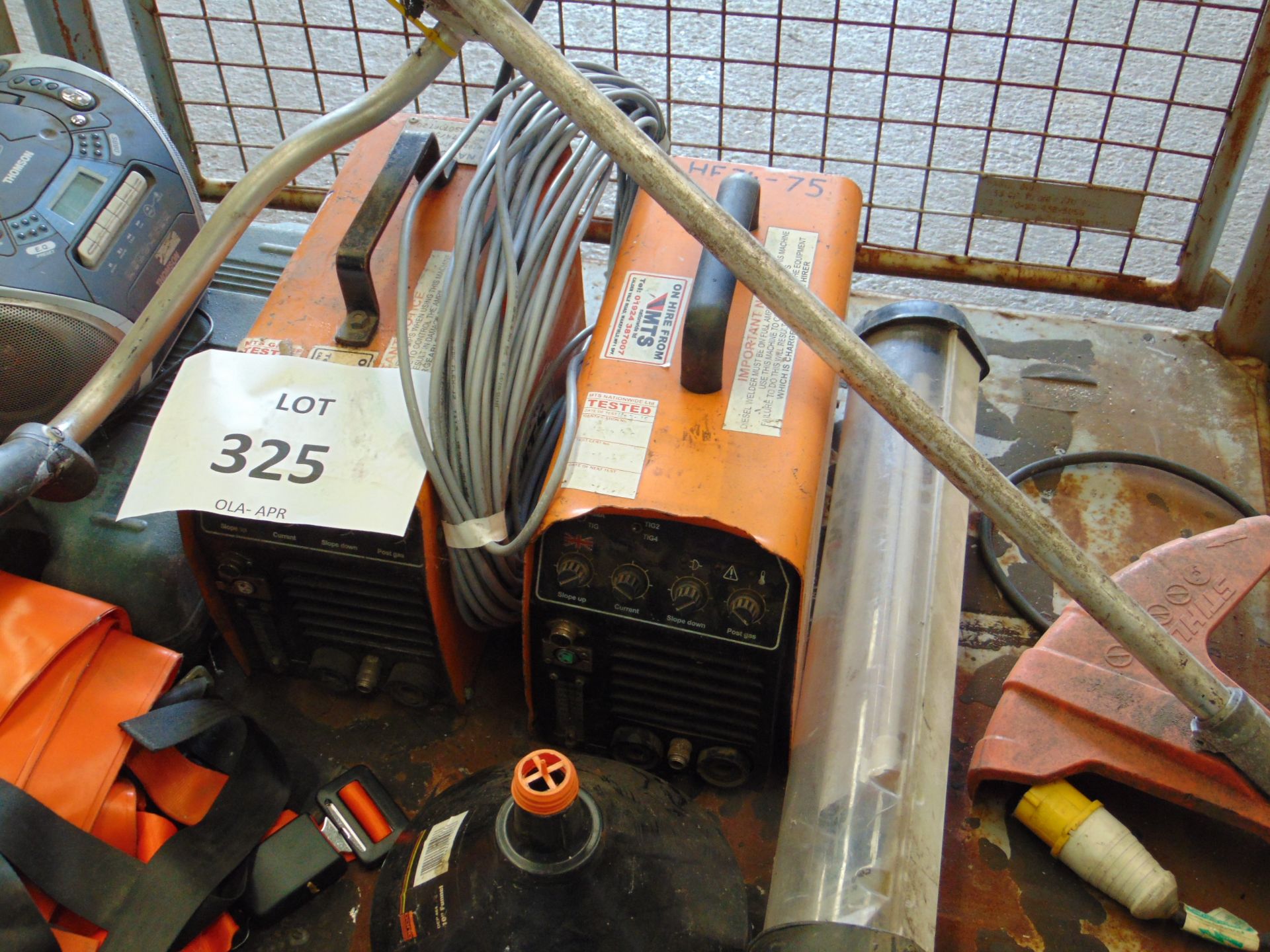 2X NEWARC WELDERS, WORK LIGHT TOOLS ETC - Image 2 of 4