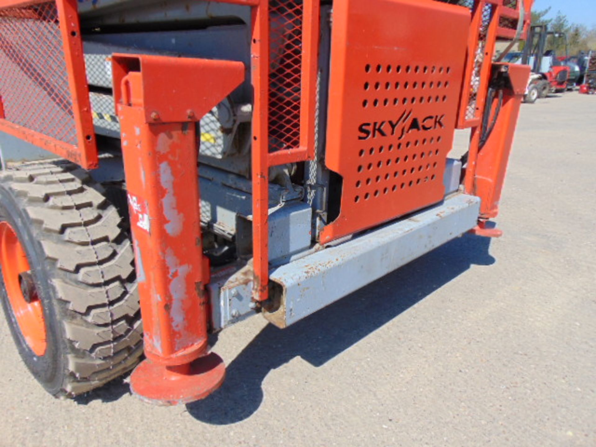 SkyJack SJ8831 Rough Terrain Diesel Scissor Lift - Image 9 of 22