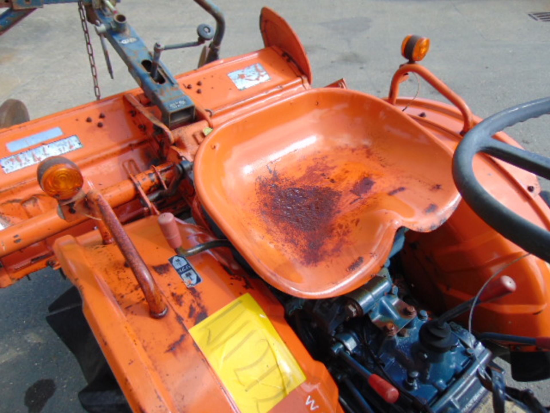 Kubota B7000 4x4 Compact Tractor c/w Rotavator - Image 12 of 19