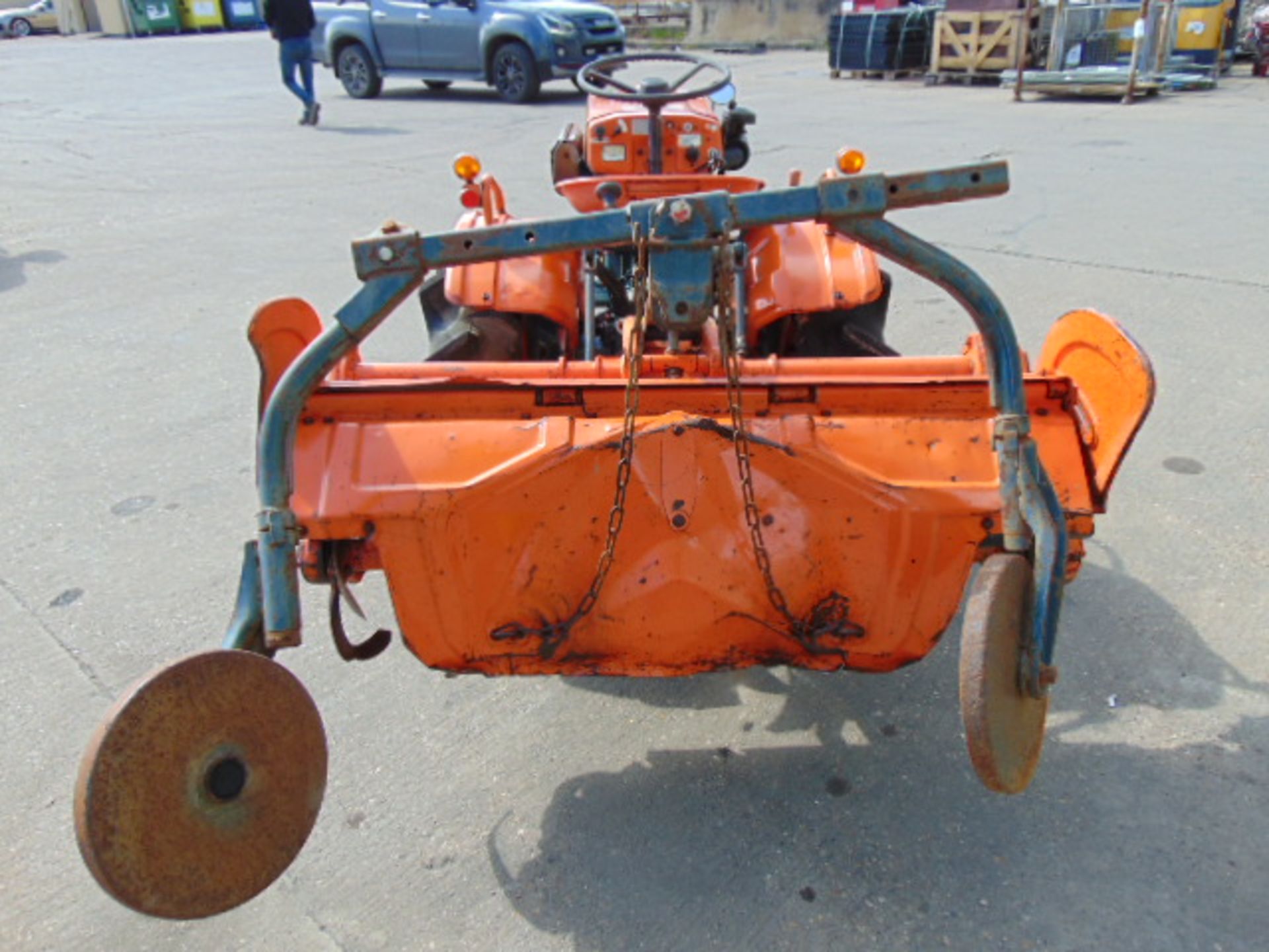 Kubota B7000 4x4 Compact Tractor c/w Rotavator - Image 8 of 19