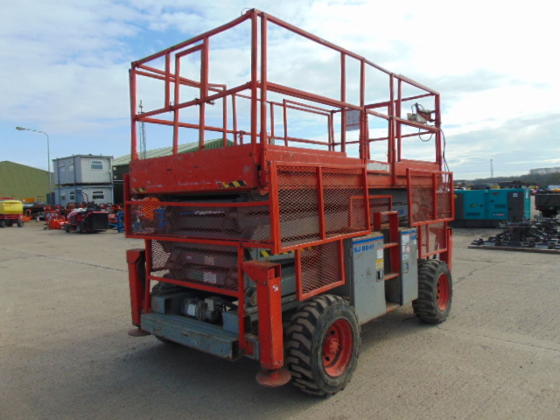 SkyJack SJ8841 Rough Terrain 14.5m Diesel Scissor Lift - Image 9 of 26