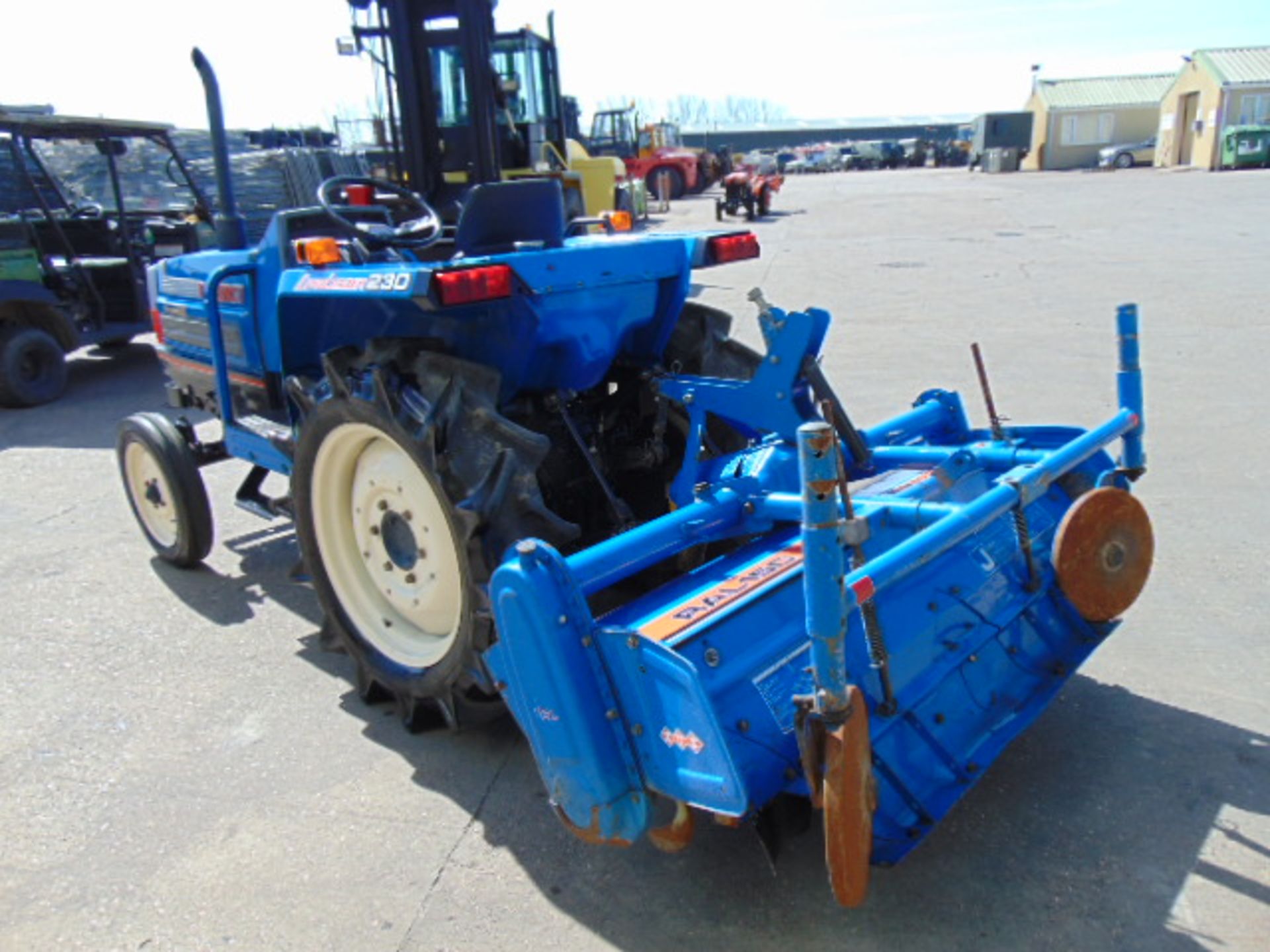 Iseki 230 Compact Tractor c/w Rotavator ONLY 527 HOURS! - Image 7 of 21