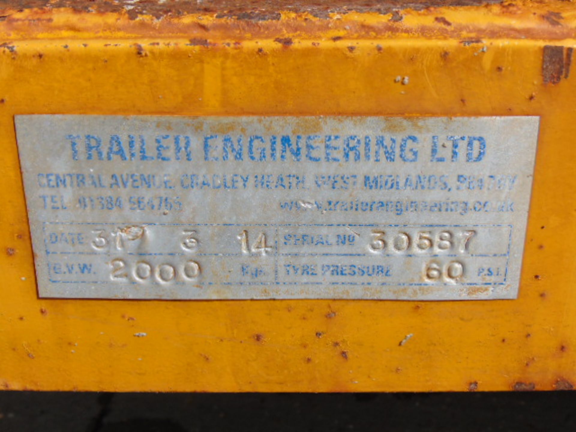 Trailer Engineering 950L Fast Tow Bunded Fuel Bowser - Image 14 of 15