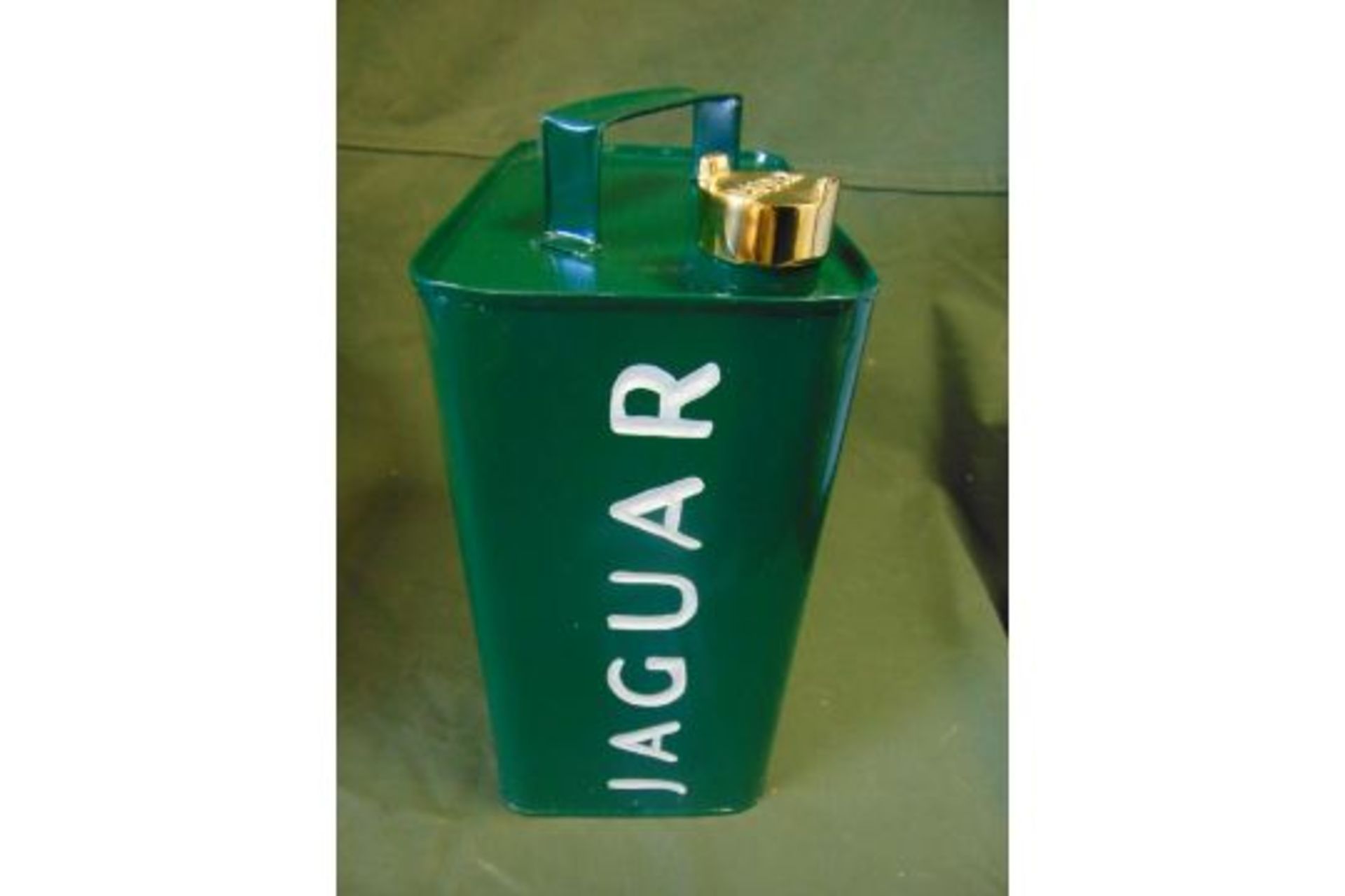 JAGUAR 1 GALL PETROL/ OIL CAN WITH BRASS CAP - UNUSED - Image 3 of 4