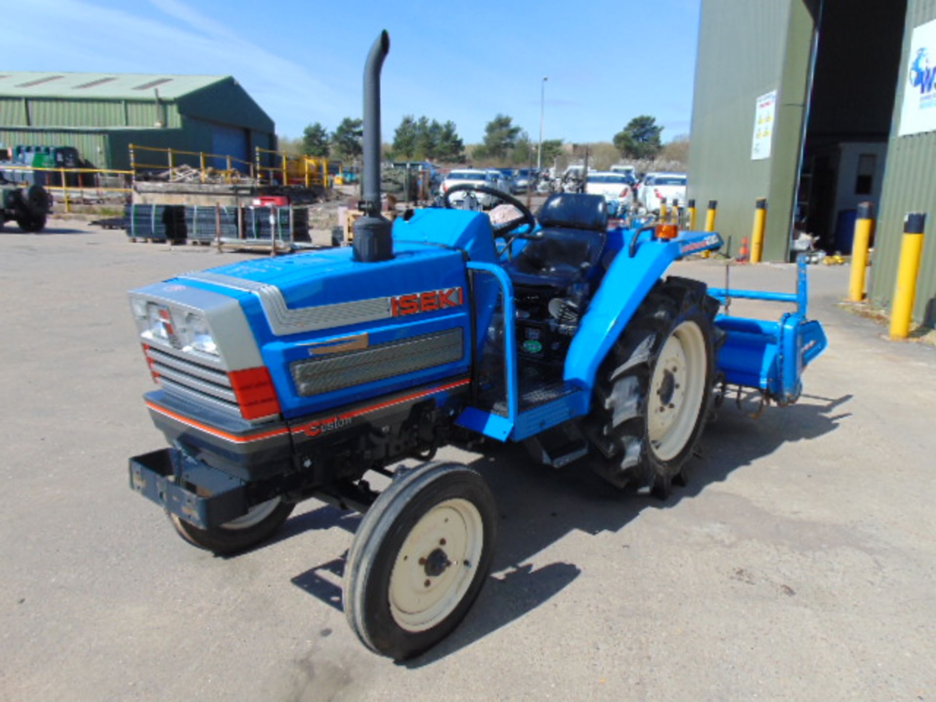 Iseki 230 Compact Tractor c/w Rotavator ONLY 527 HOURS! - Image 3 of 21