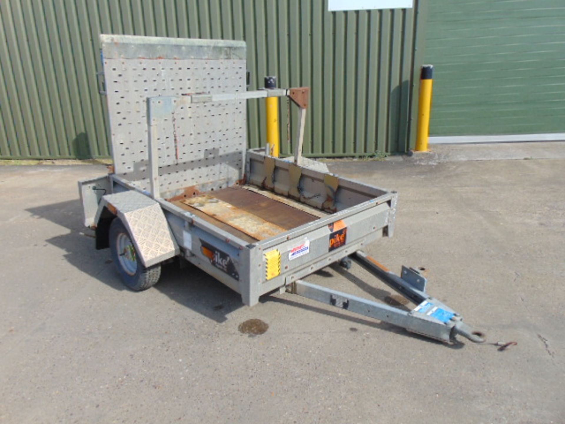 Aluminium 2 Wheel Plant Trailer c/w Rear Ramp