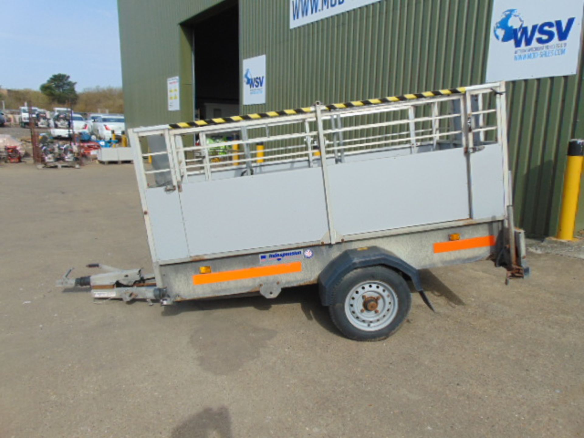 Ex British Telecom Indespension 750Kg Single Axle Engineers Trailer - Image 2 of 14