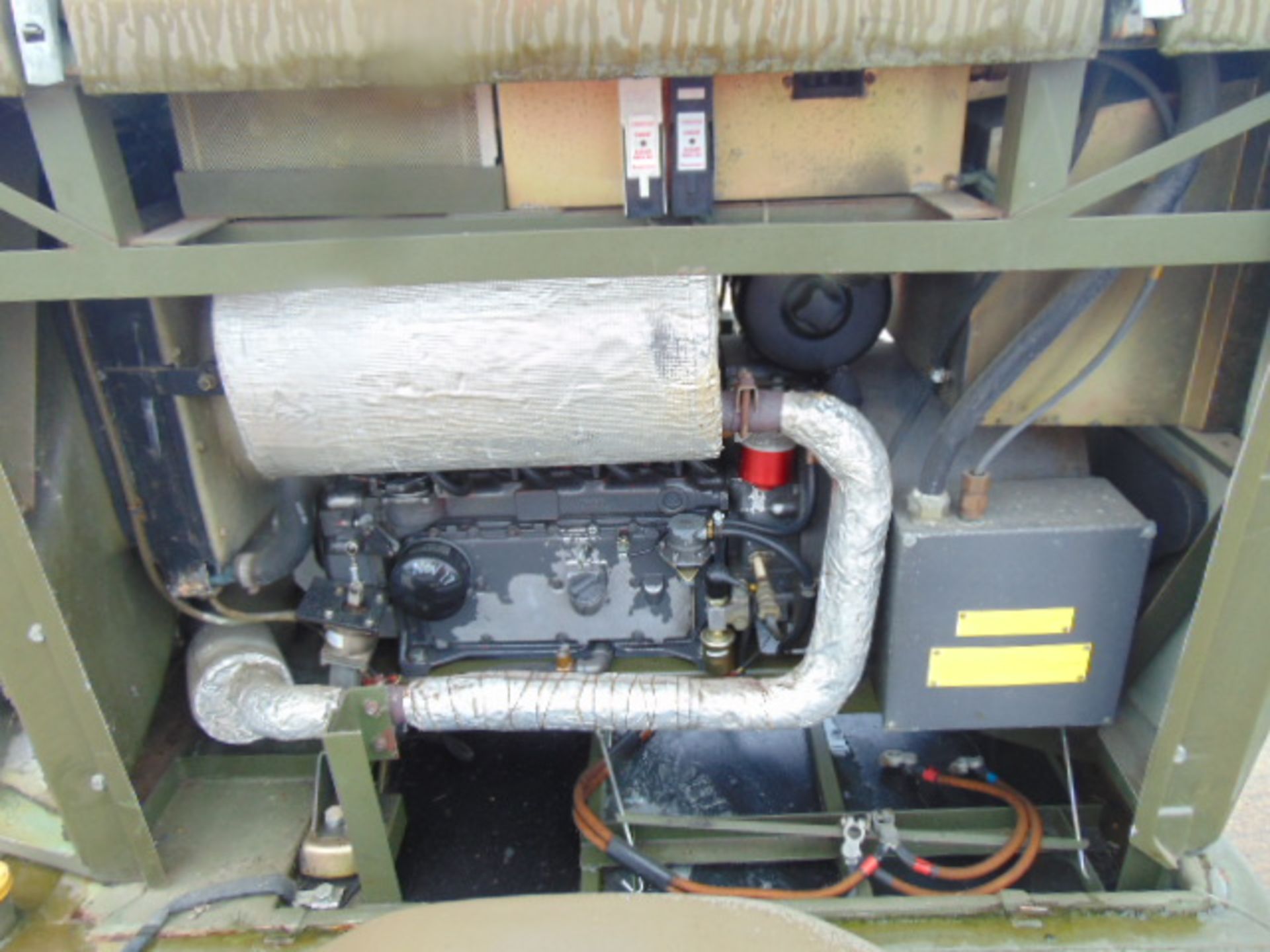 Ex Uk Royal Air Force Trailer Mounted 25 KVA Generator - Image 13 of 15