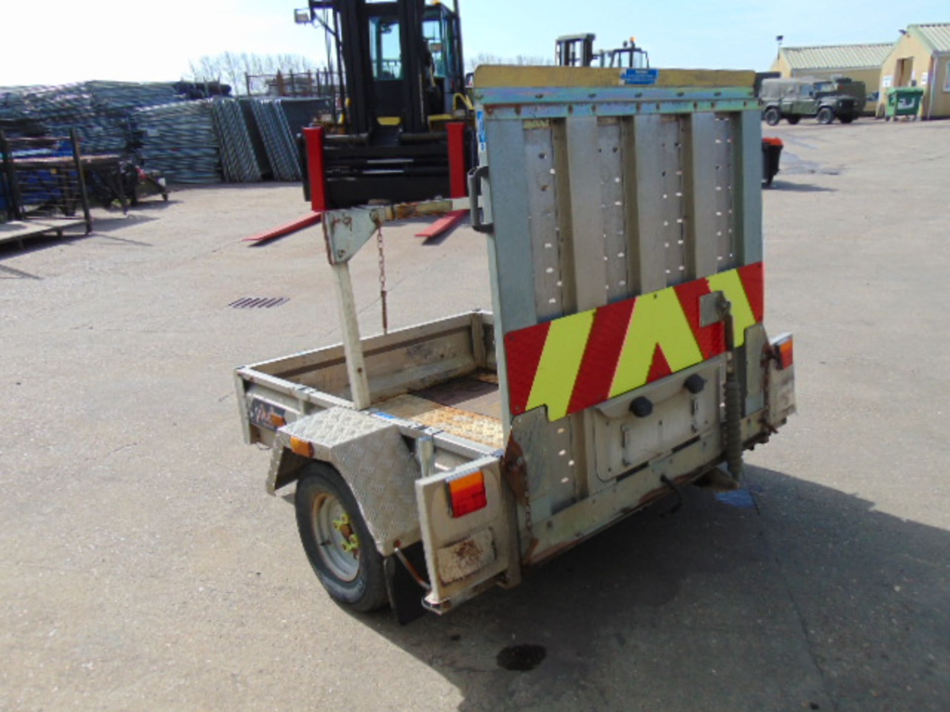 Aluminium 2 Wheel Plant Trailer c/w Rear Ramp - Image 8 of 14