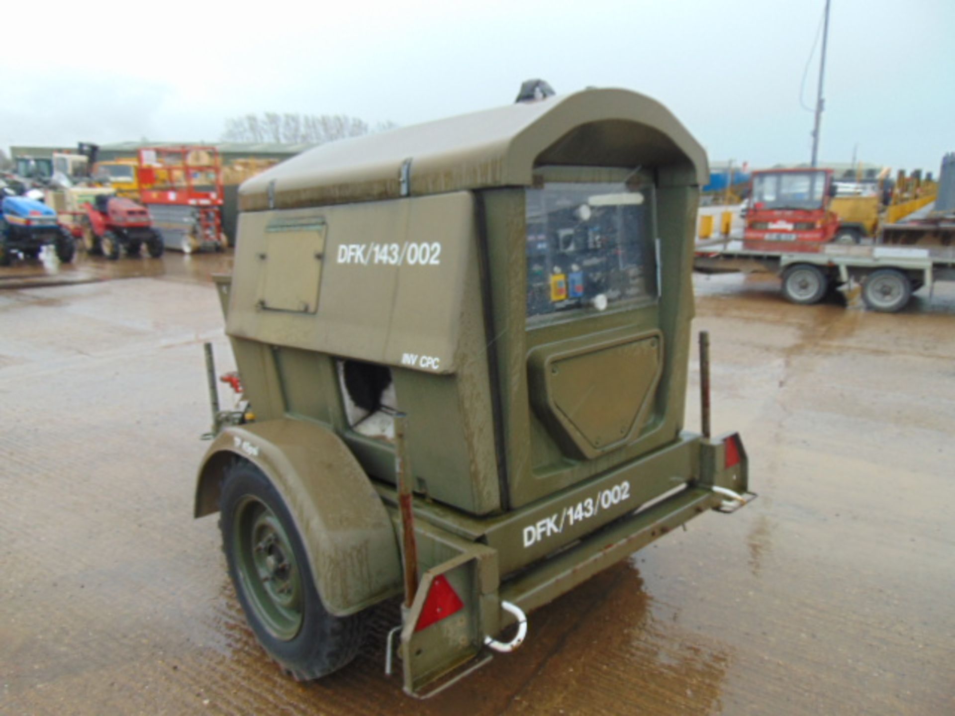 Ex Uk Royal Air Force Trailer Mounted 25 KVA Generator - Image 8 of 15