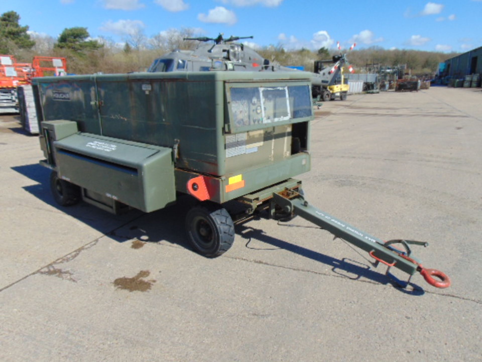 Houchin Twin Axle 60 KVA 48KW Aircraft Ground Power Unit c/w Cummins Engine