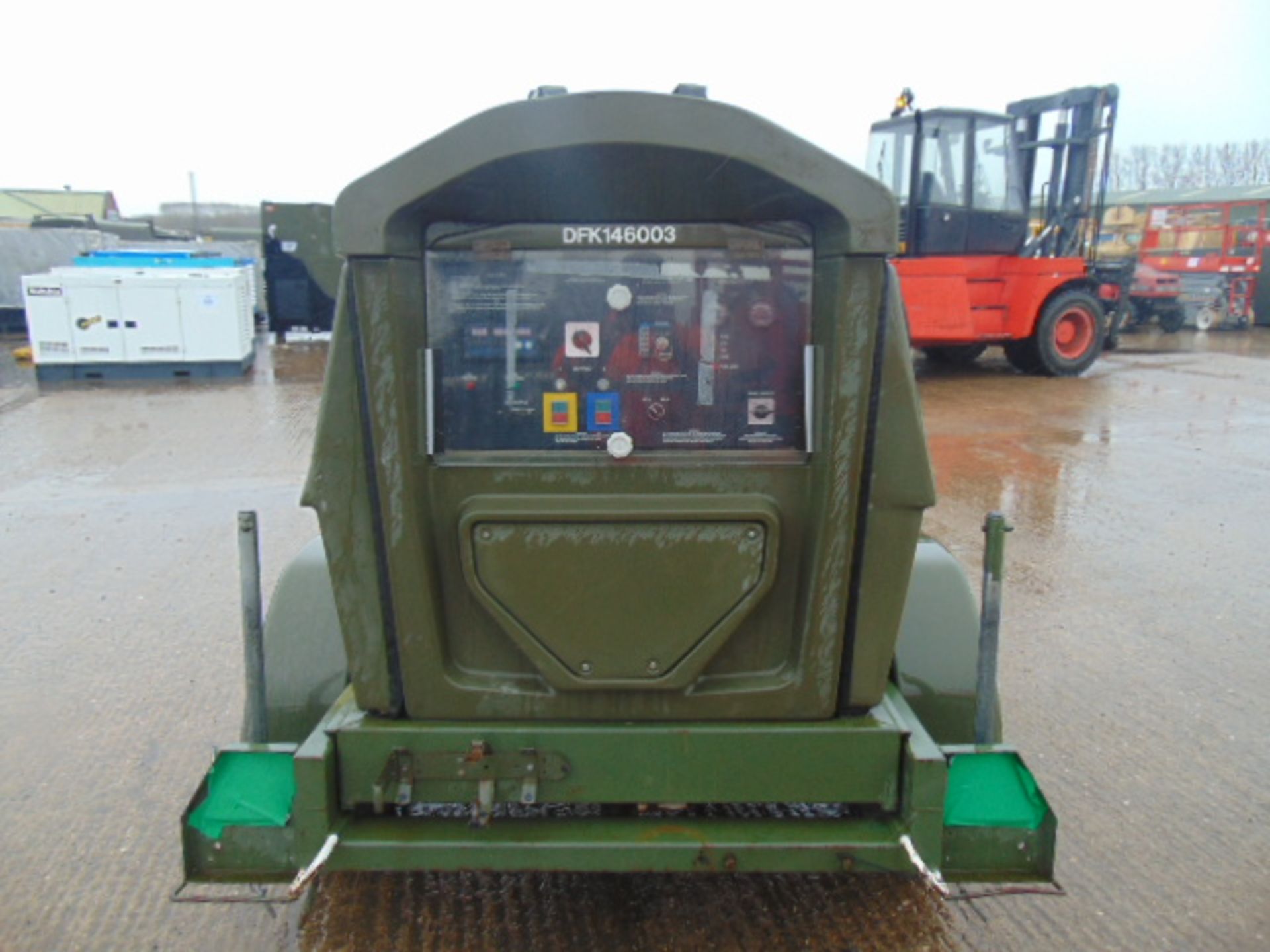 Ex Uk Royal Air Force Trailer Mounted 25 KVA Generator - Image 7 of 15