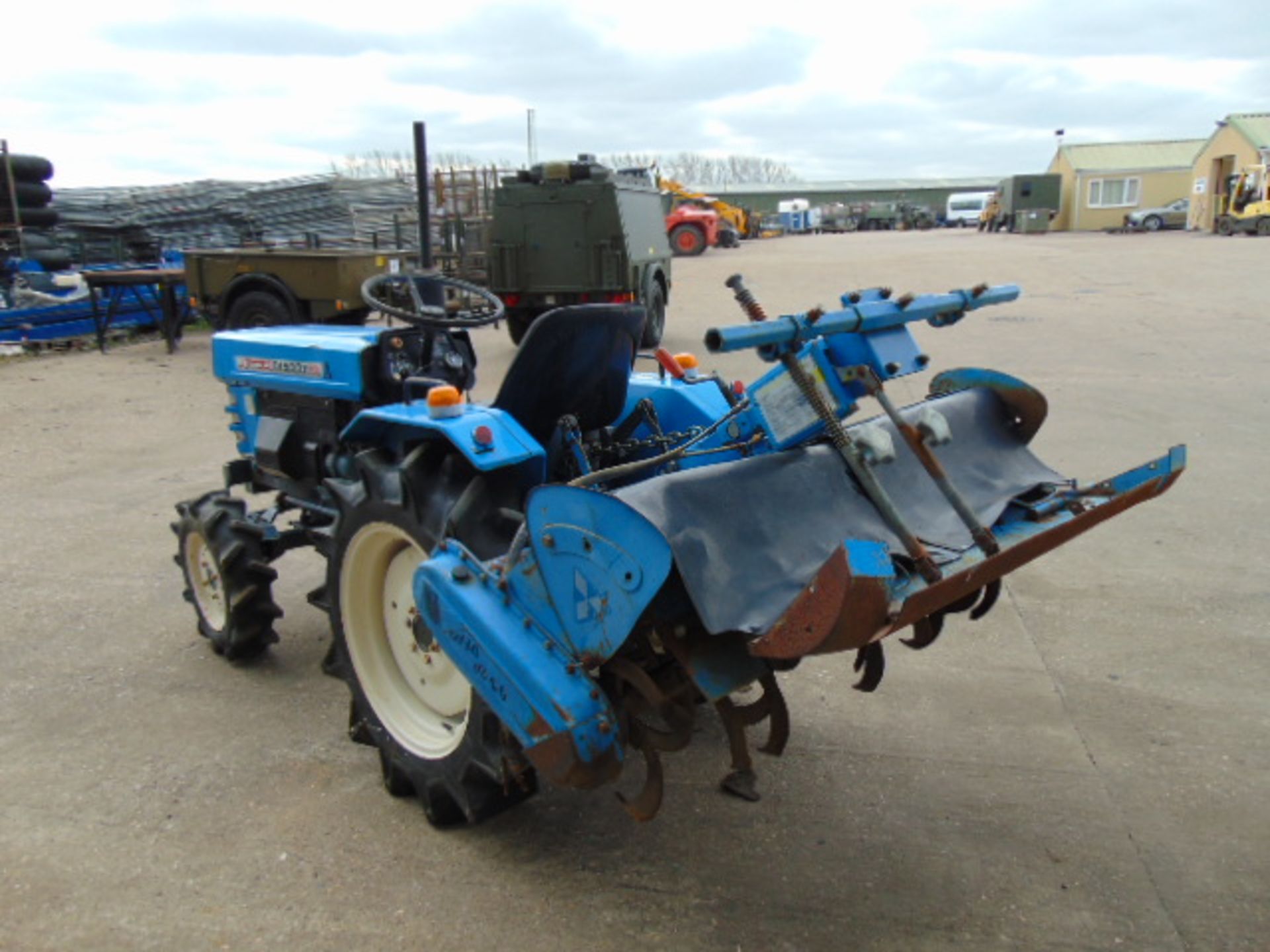 Mitsubishi D1500 4x4 Compact Tractor c/w Rotavator ONLY 732 HOURS! - Image 5 of 20