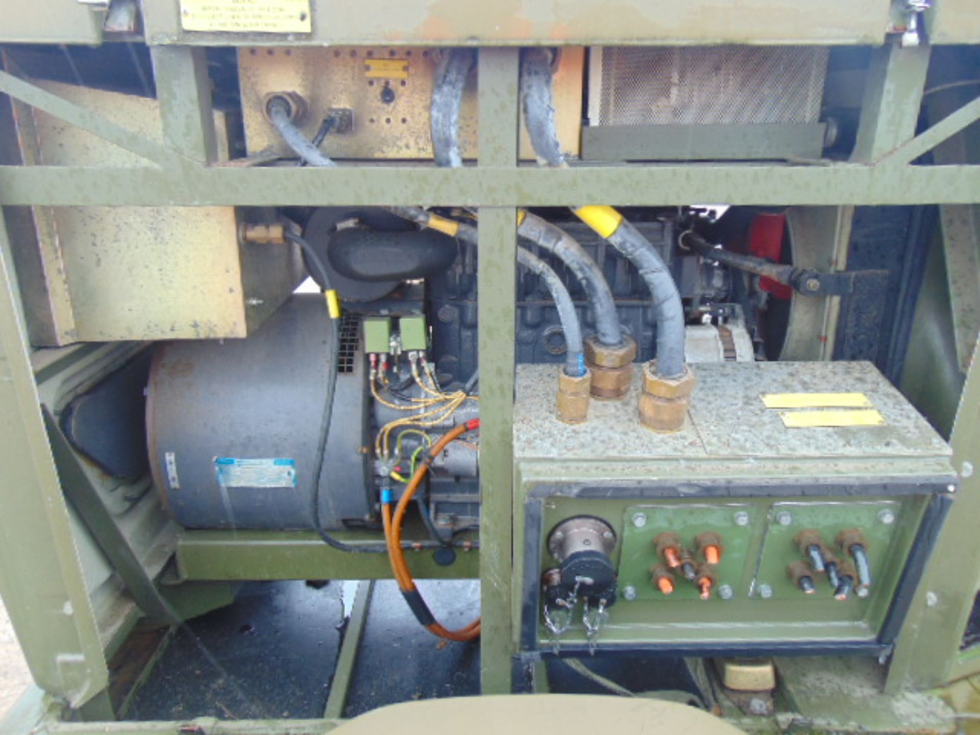 Ex Uk Royal Air Force Trailer Mounted 25 KVA Generator - Image 10 of 15