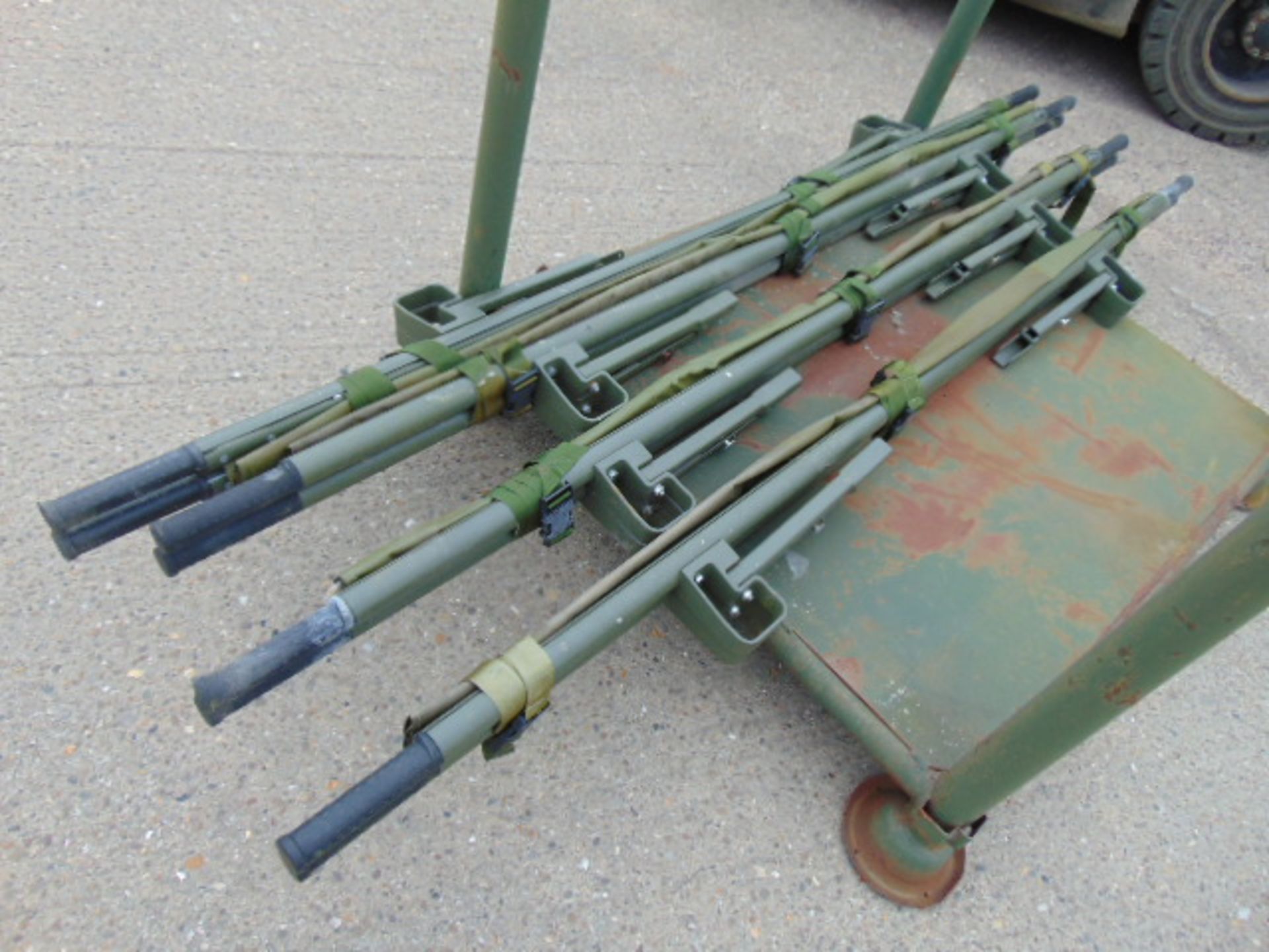 4 x General Service Folding Aluminium Lightweight Stretchers - Image 3 of 4