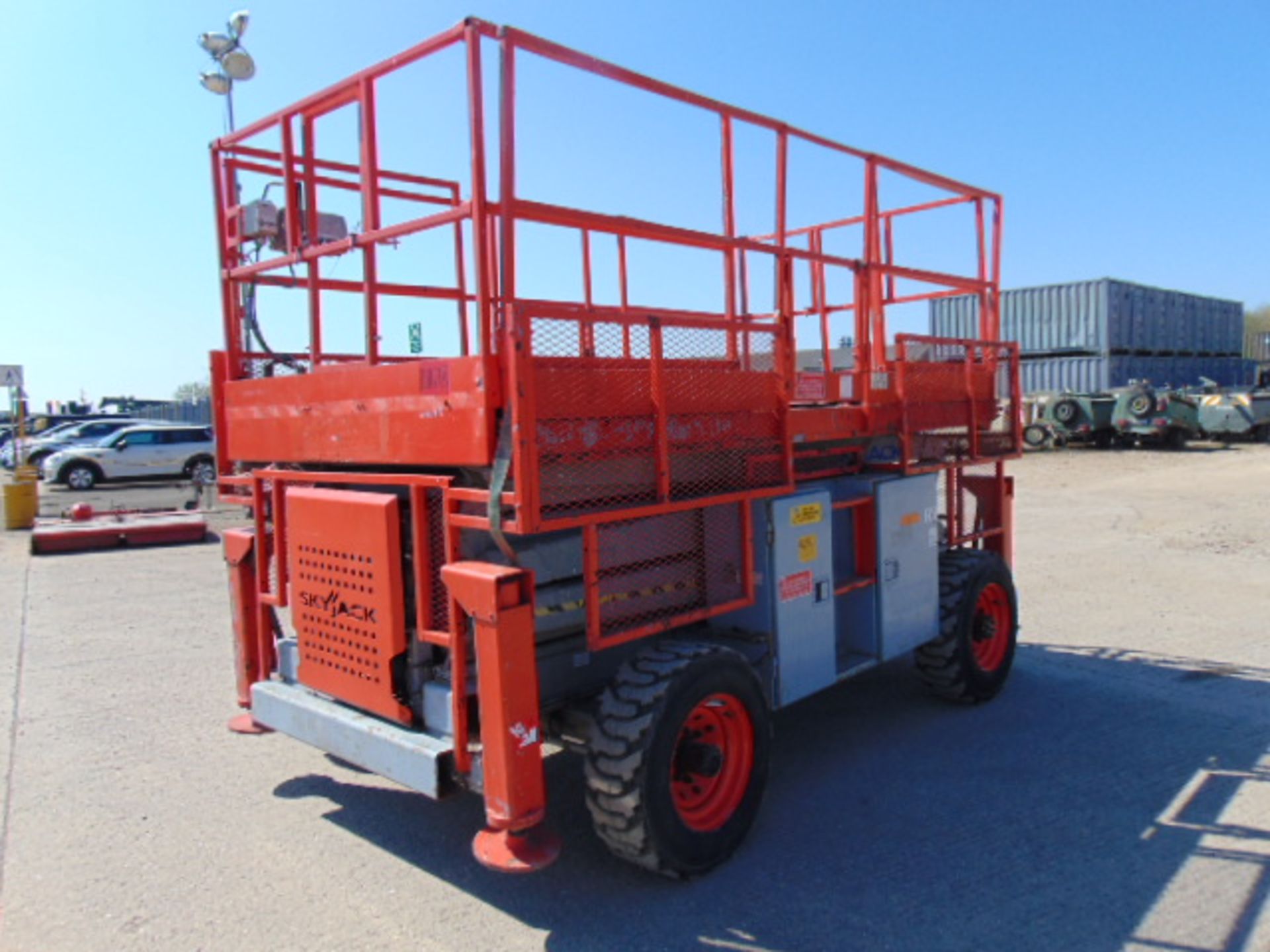 SkyJack SJ8831 Rough Terrain Diesel Scissor Lift - Image 7 of 22