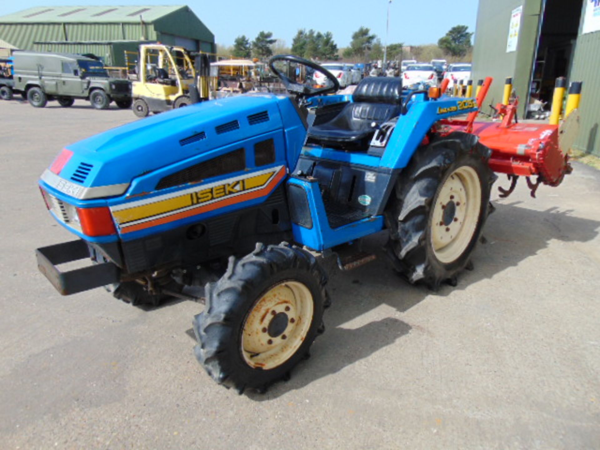 Iseki Landhope 205 4x4 Compact Tractor c/w Rotavator ONLY 724 HOURS! - Image 3 of 19
