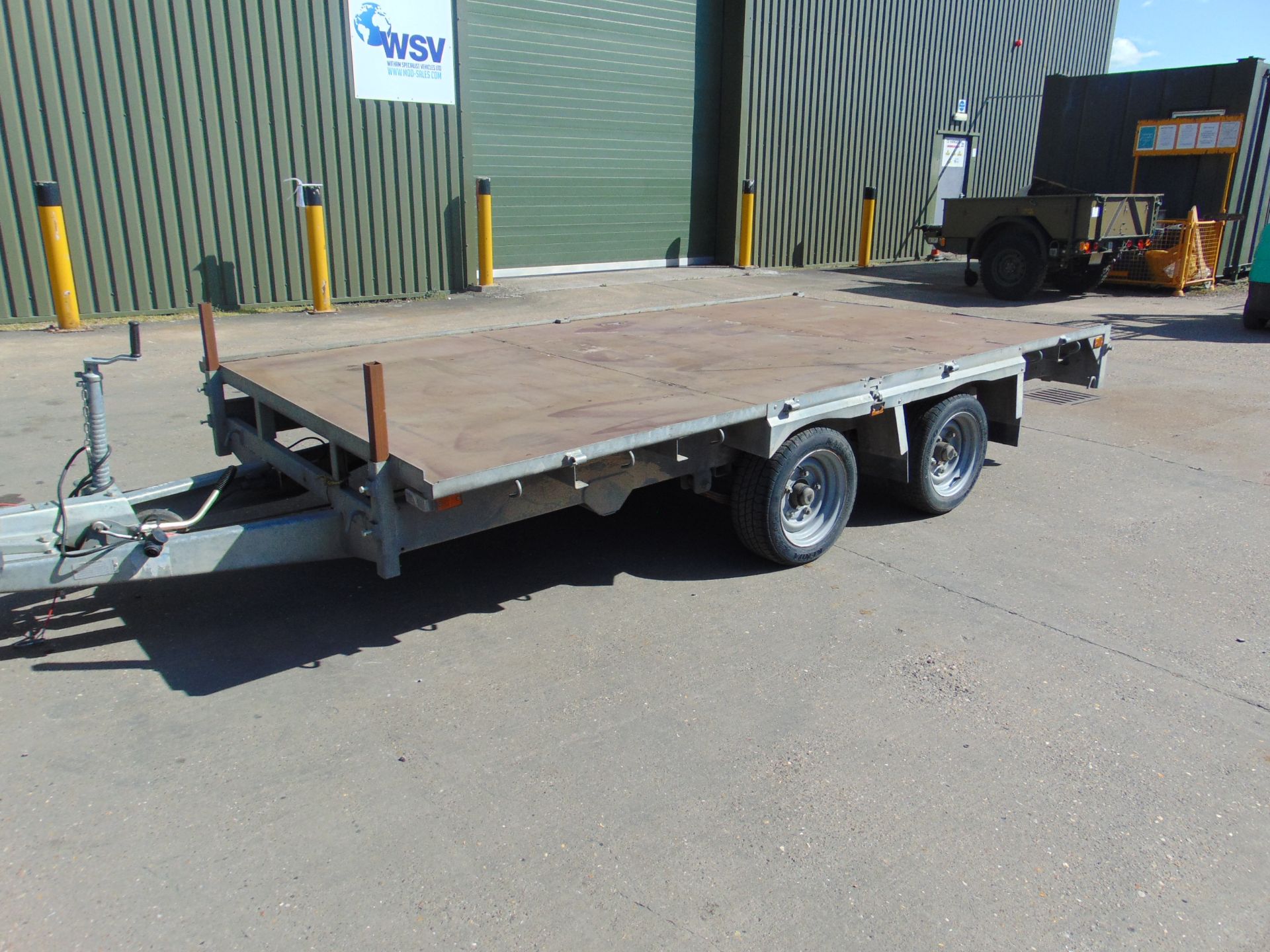 INDESPENSION 3500 KGS GALVANISED CAR/ PLANT TRAILER 12ft 6 ins X 6ft 6 ins 2 axle - Image 2 of 12