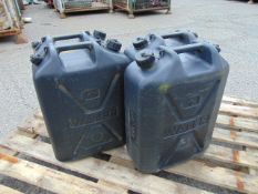 4 x Standard Nato 5 gall Water Jerry Cans