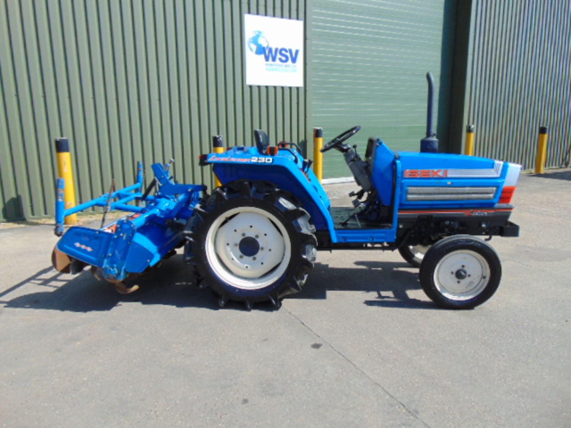 Iseki 230 Compact Tractor c/w Rotavator ONLY 527 HOURS! - Image 5 of 21