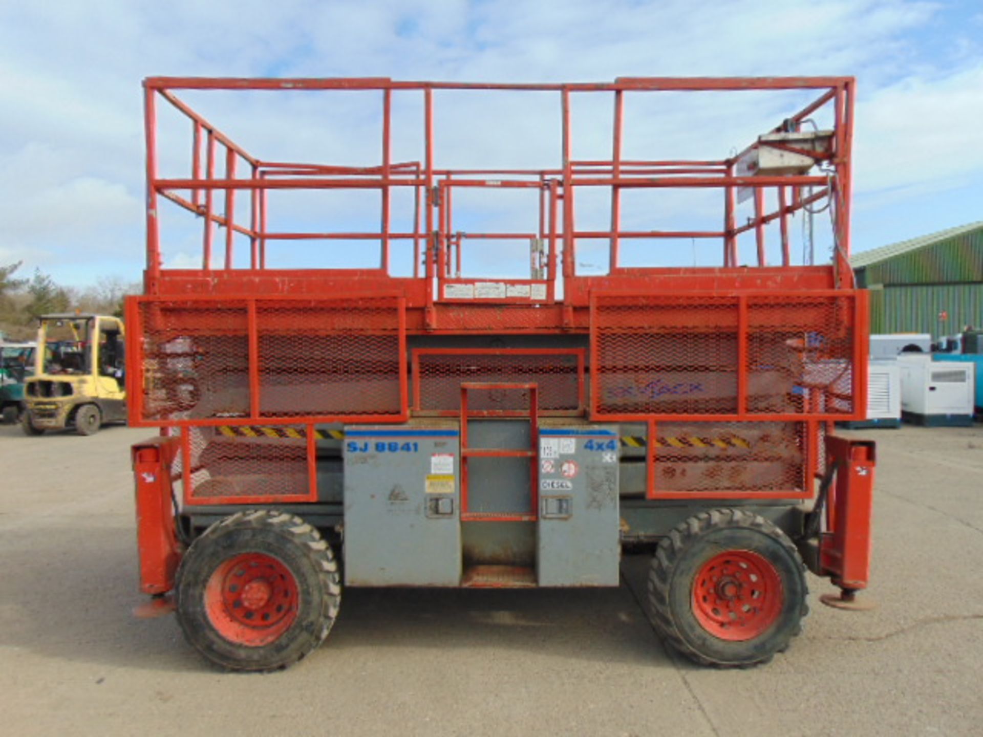 SkyJack SJ8841 Rough Terrain 14.5m Diesel Scissor Lift - Image 4 of 26