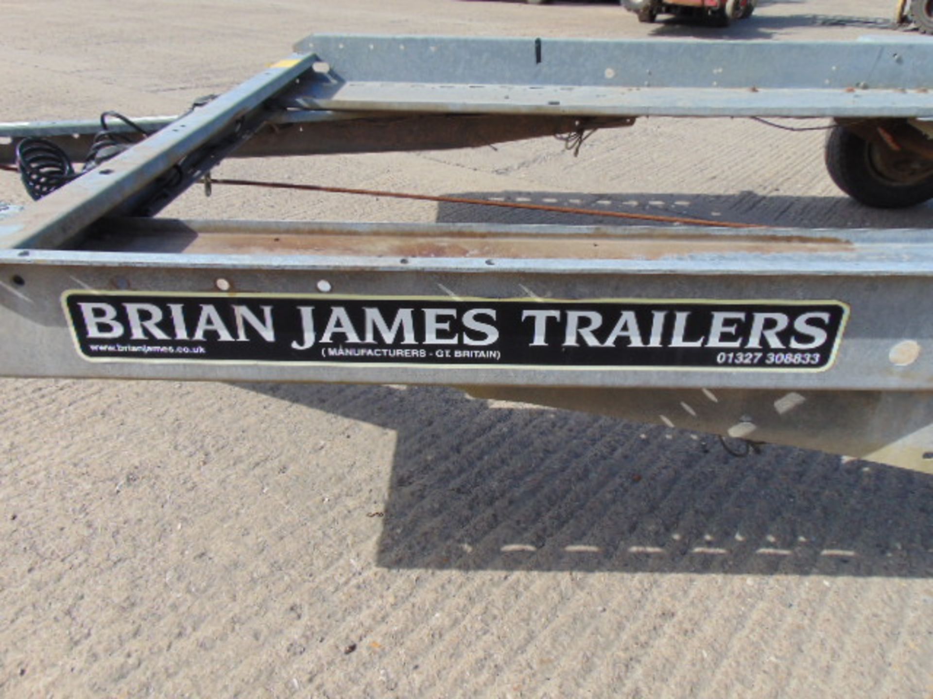 Brian James Single Axle Car Transporter Trailer C/W Ramps - Image 12 of 14