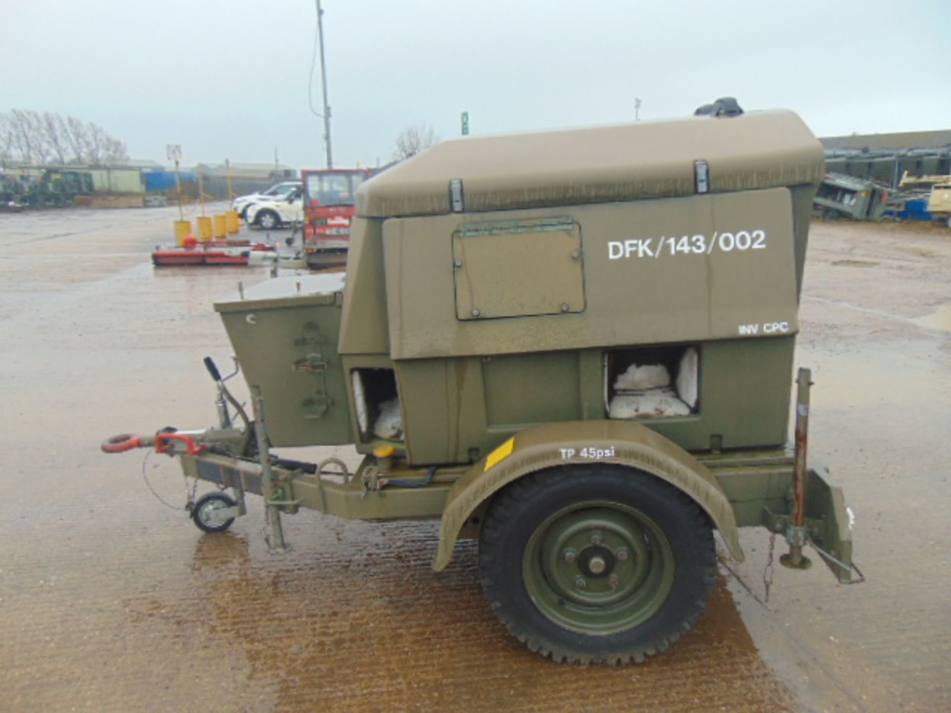 Ex Uk Royal Air Force Trailer Mounted 25 KVA Generator - Image 4 of 15