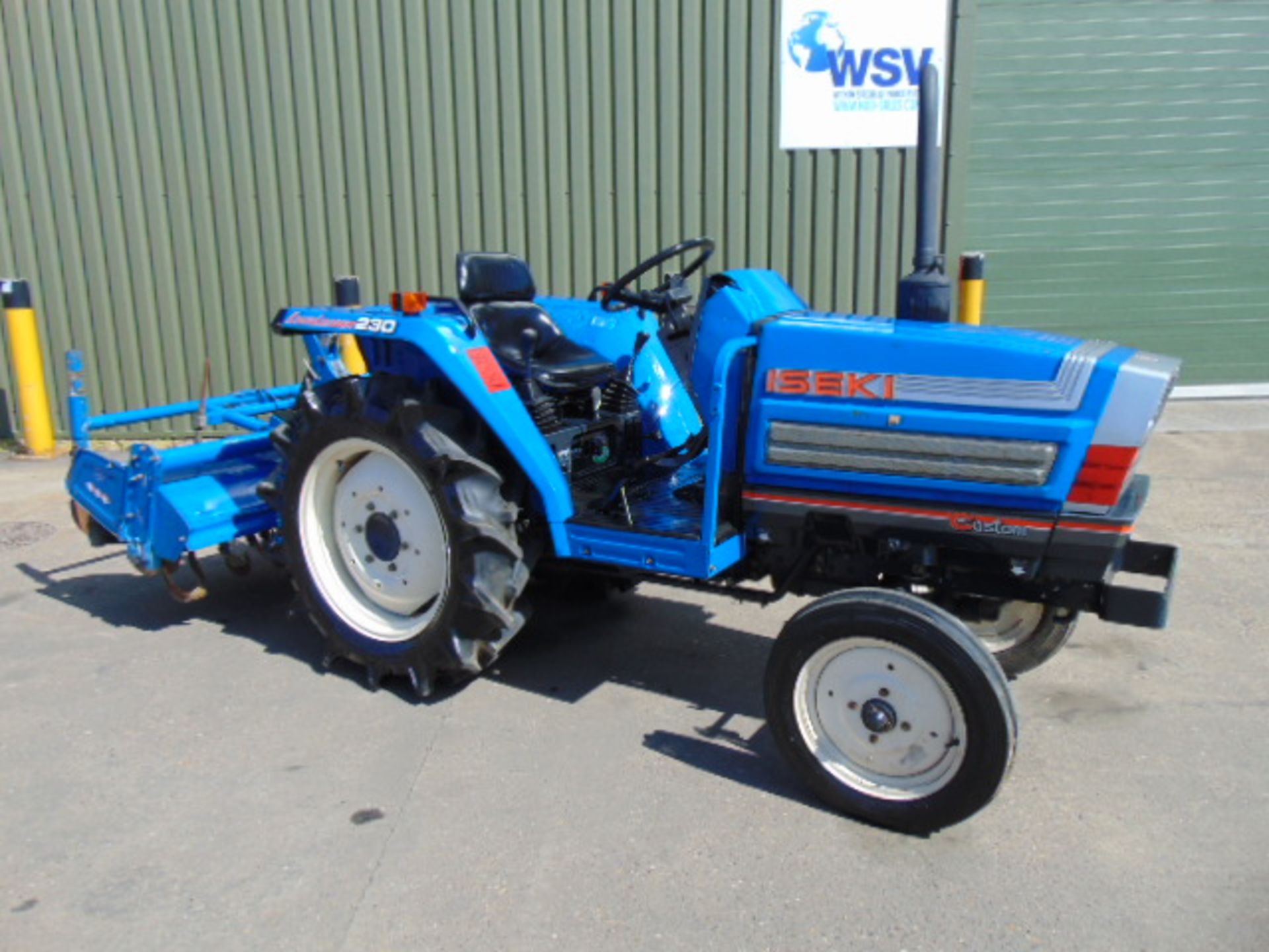 Iseki 230 Compact Tractor c/w Rotavator ONLY 527 HOURS!