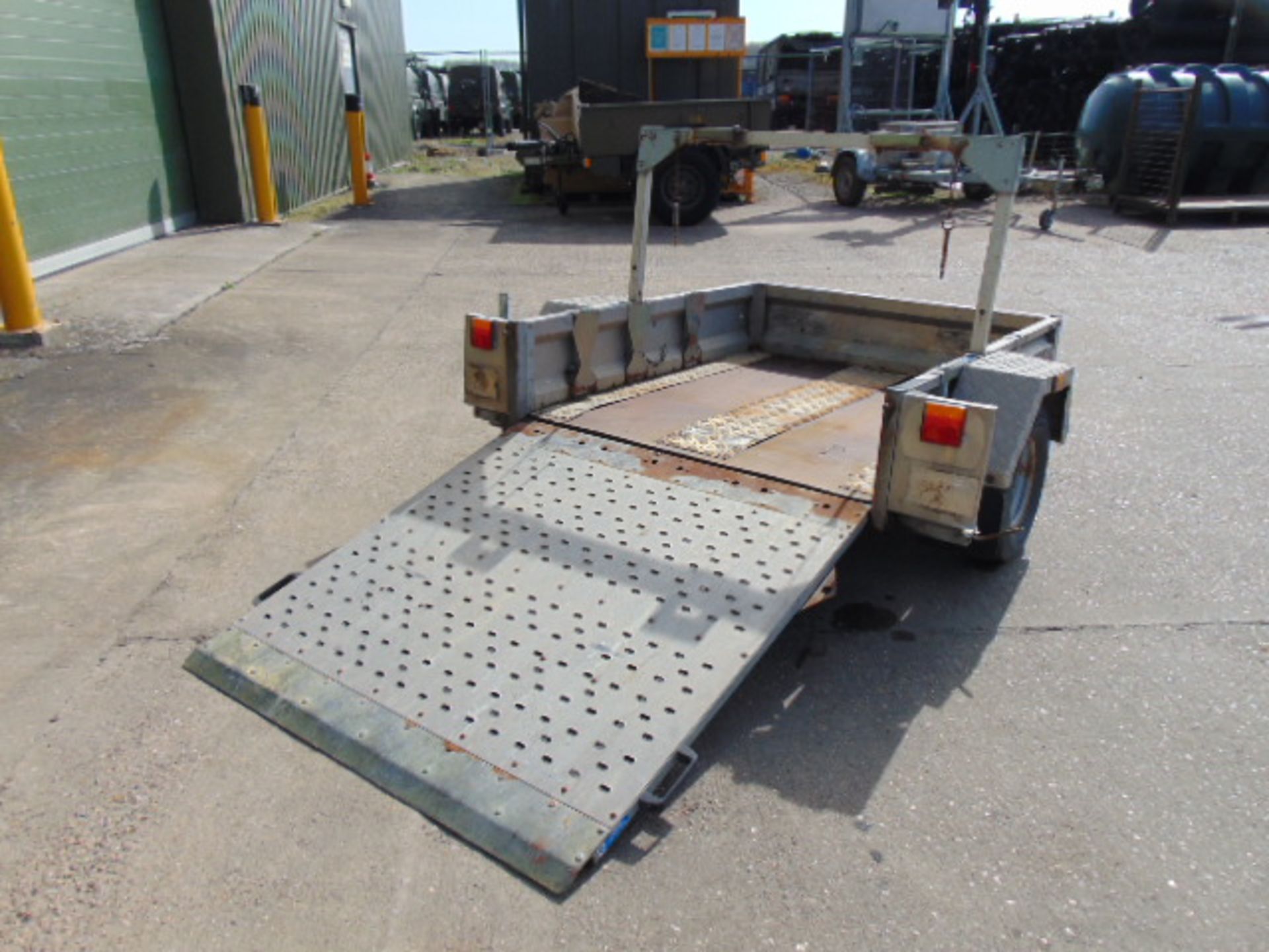 Aluminium 2 Wheel Plant Trailer c/w Rear Ramp - Image 10 of 14