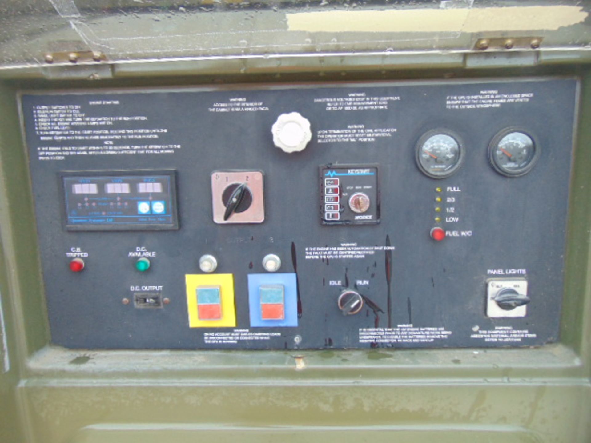 Ex Uk Royal Air Force Trailer Mounted 25 KVA Generator - Image 9 of 15