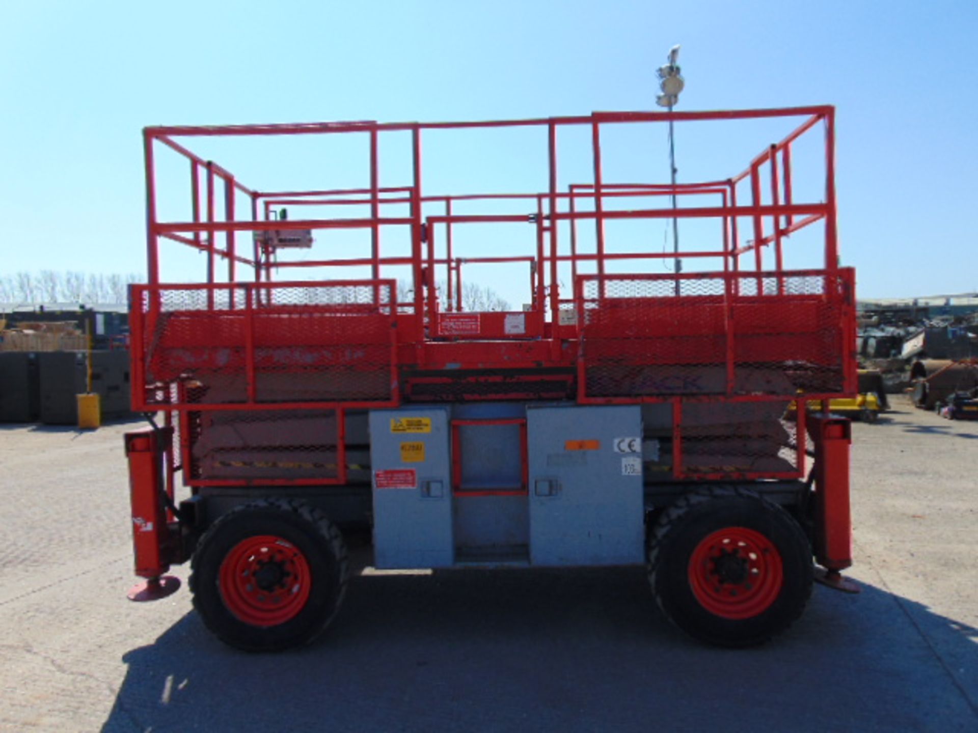 SkyJack SJ8831 Rough Terrain Diesel Scissor Lift - Image 6 of 22