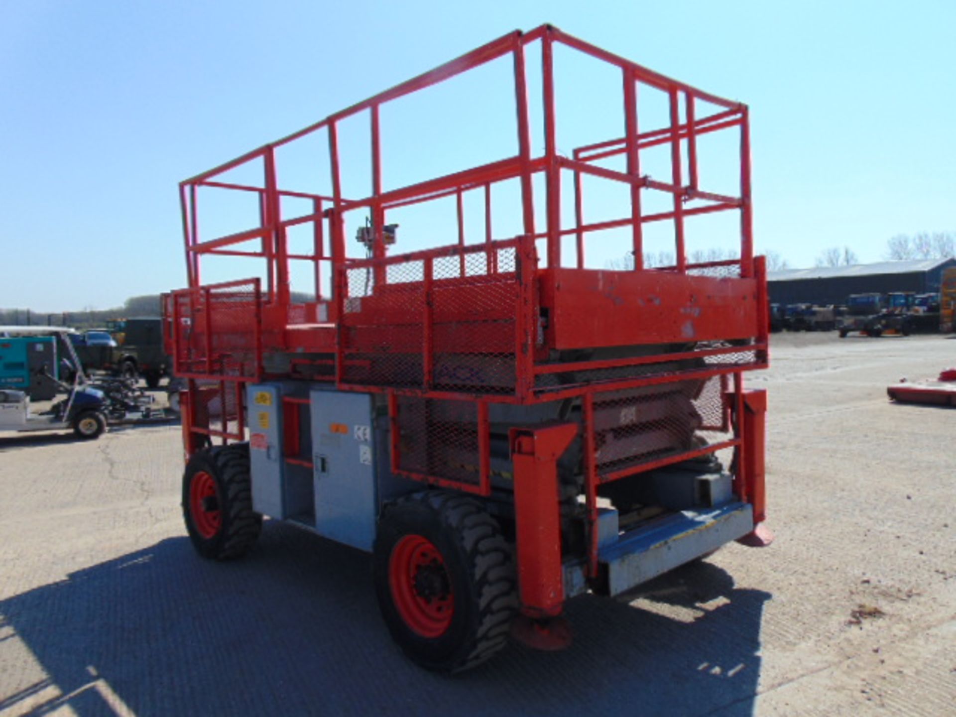 SkyJack SJ8831 Rough Terrain Diesel Scissor Lift - Image 5 of 22