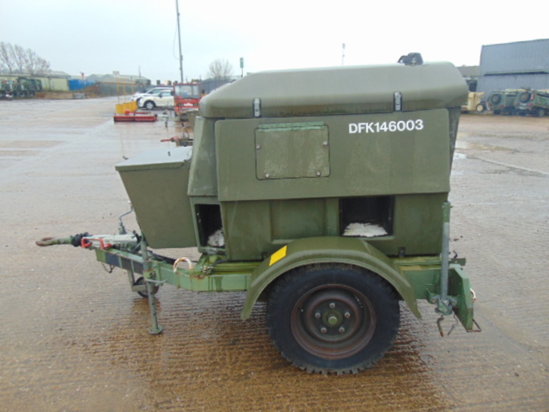 Ex Uk Royal Air Force Trailer Mounted 25 KVA Generator - Image 4 of 15