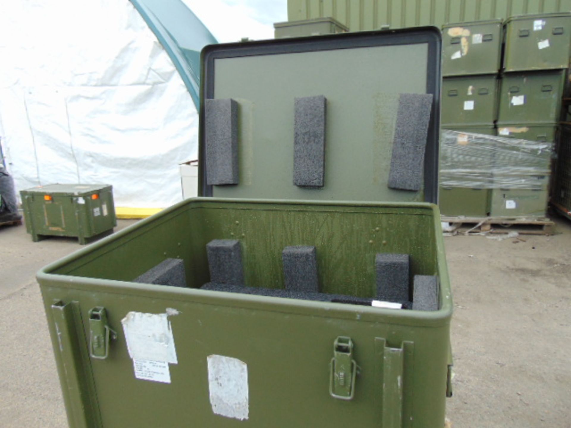 4 x Large Aluminium Storage Boxes 85 x 73 x 65 cms as shown - Image 6 of 7