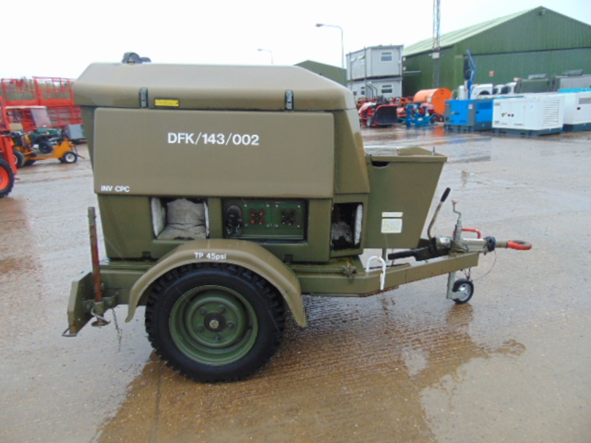 Ex Uk Royal Air Force Trailer Mounted 25 KVA Generator - Image 5 of 15