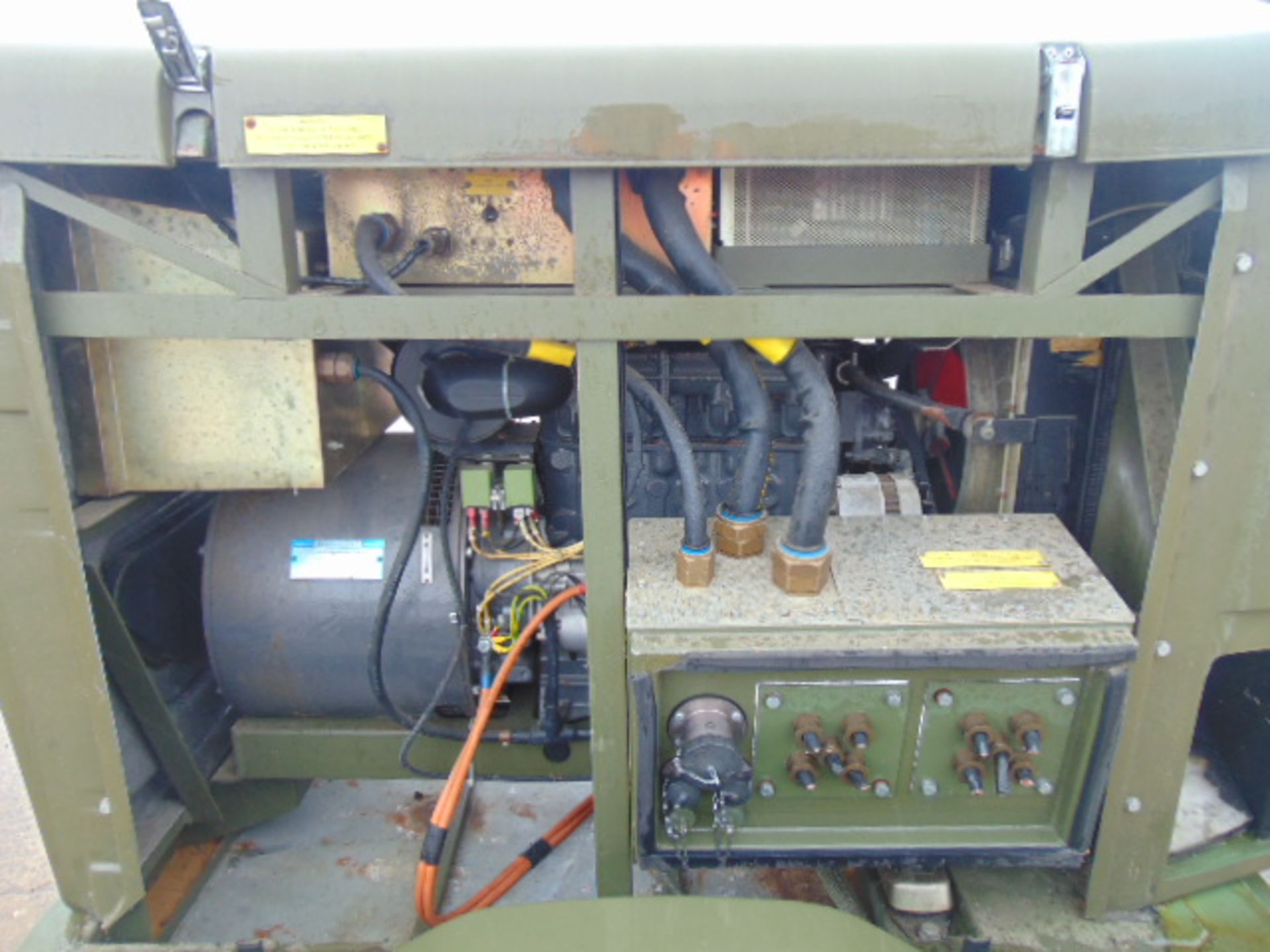 Ex Uk Royal Air Force Trailer Mounted 25 KVA Generator - Image 10 of 15