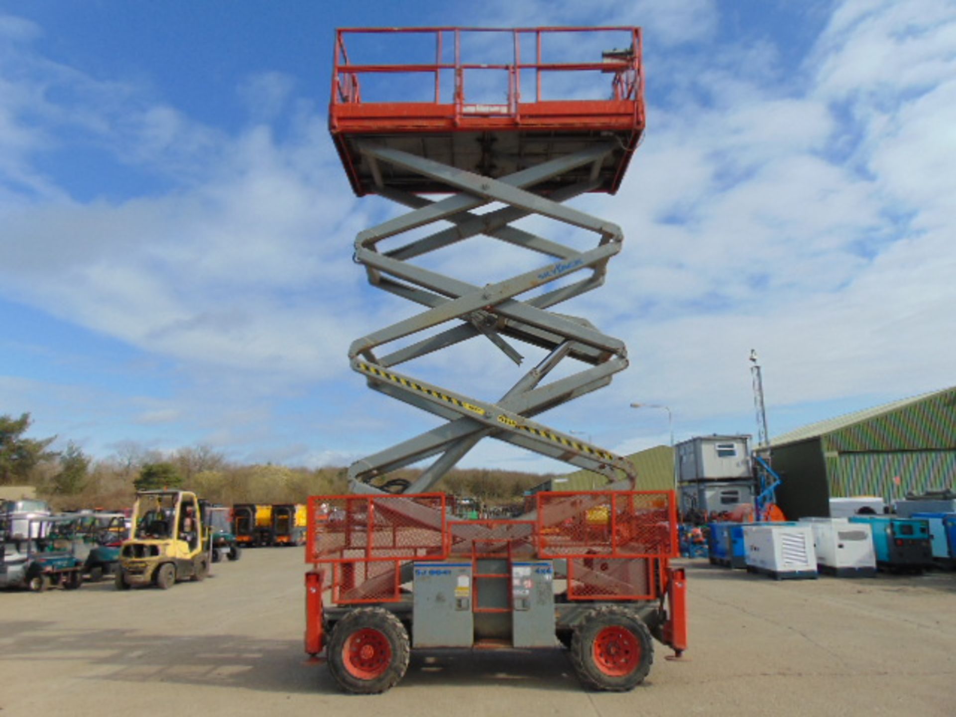 SkyJack SJ8841 Rough Terrain 14.5m Diesel Scissor Lift