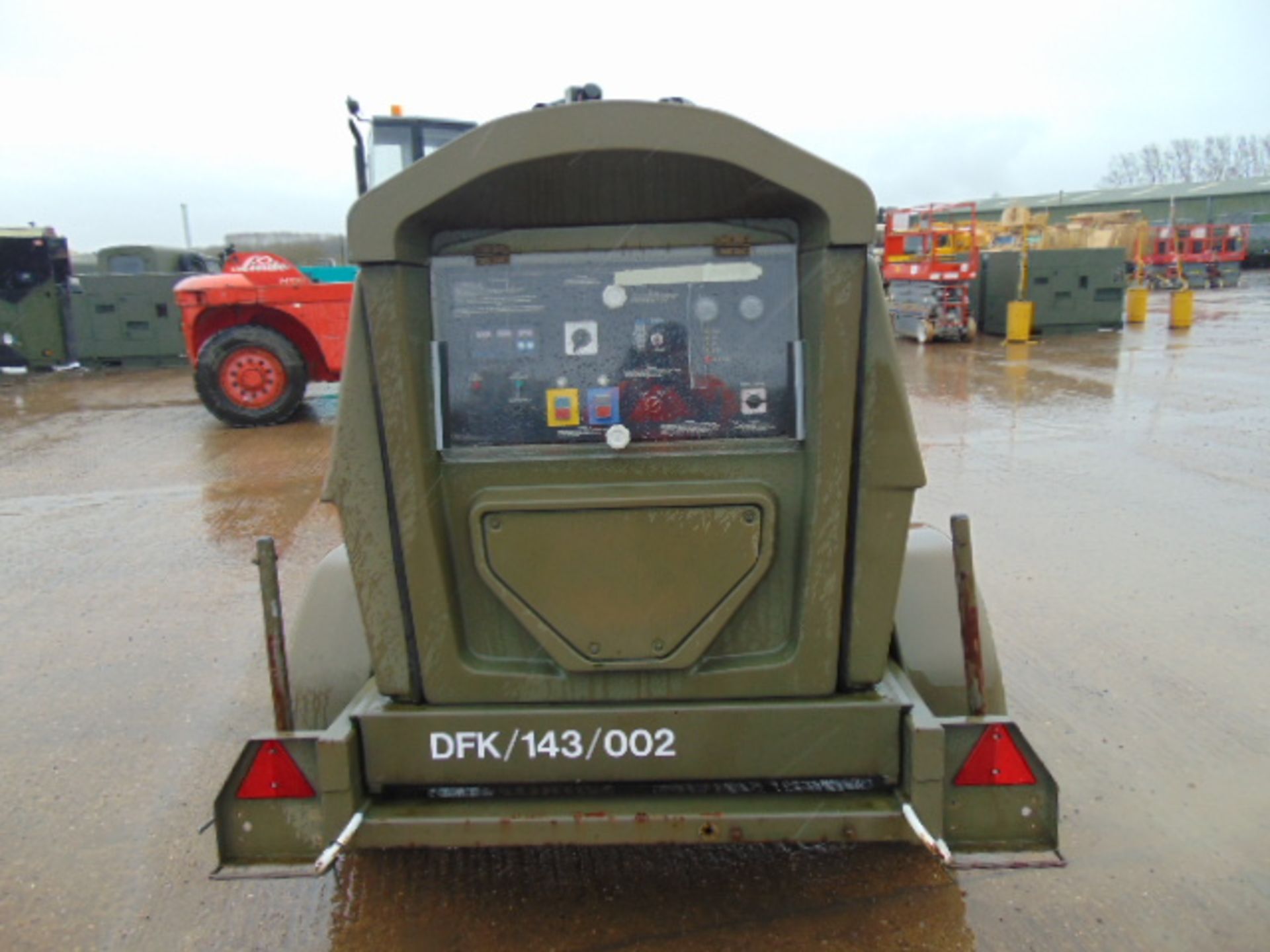 Ex Uk Royal Air Force Trailer Mounted 25 KVA Generator - Image 7 of 15