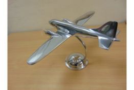 LOVELY POLISHED ALUMINIUM WW2 DAKOTA DESK TOP MODEL