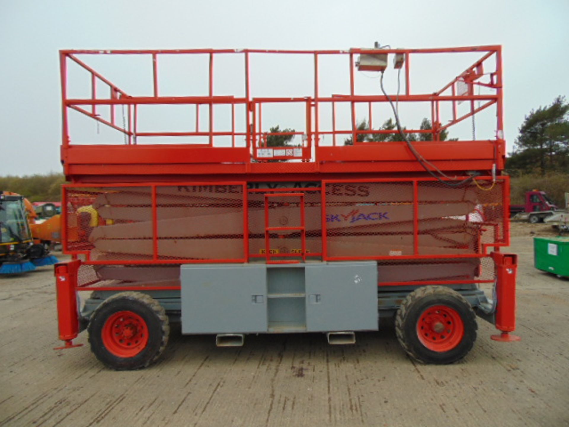 SkyJack SJ9250 Rough Terrain 17.2m Diesel Scissor Lift