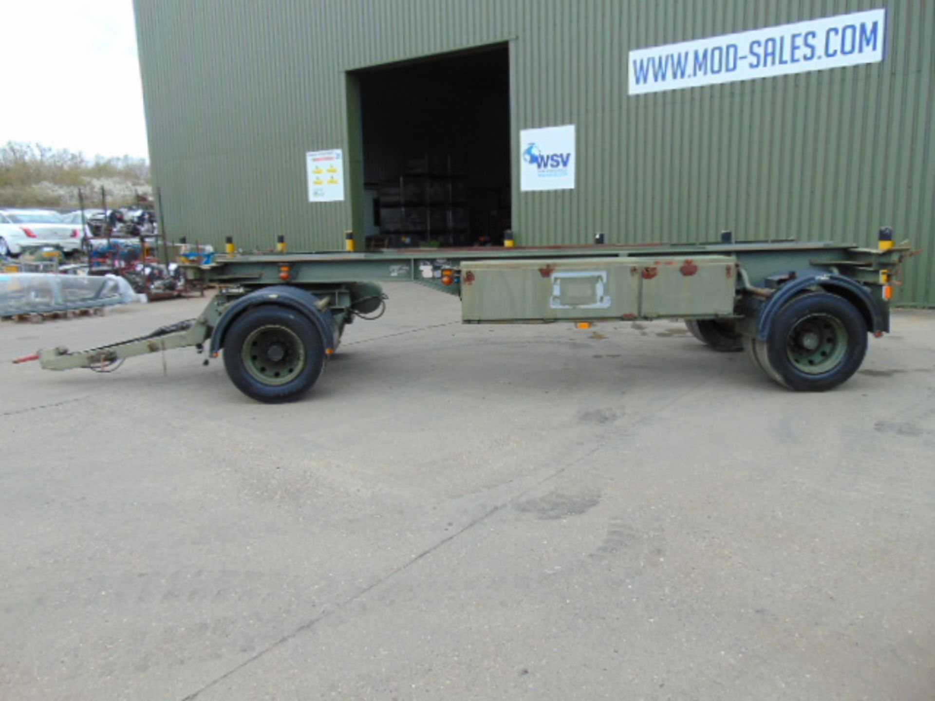 King DB20 2 axle drawbar skeletal trailer - Image 5 of 21