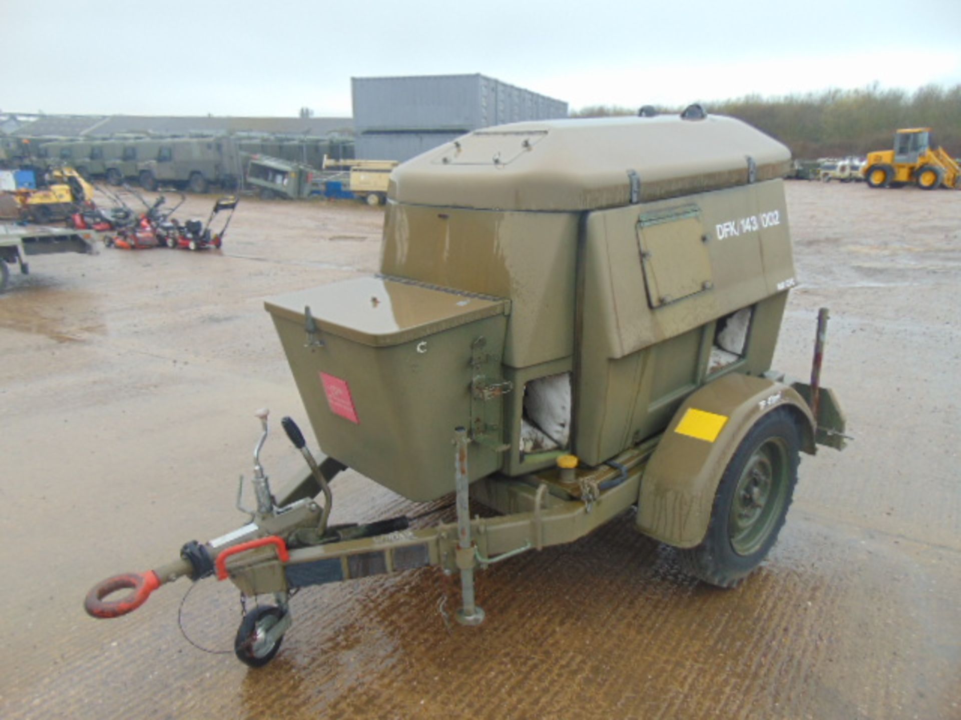 Ex Uk Royal Air Force Trailer Mounted 25 KVA Generator - Image 3 of 15