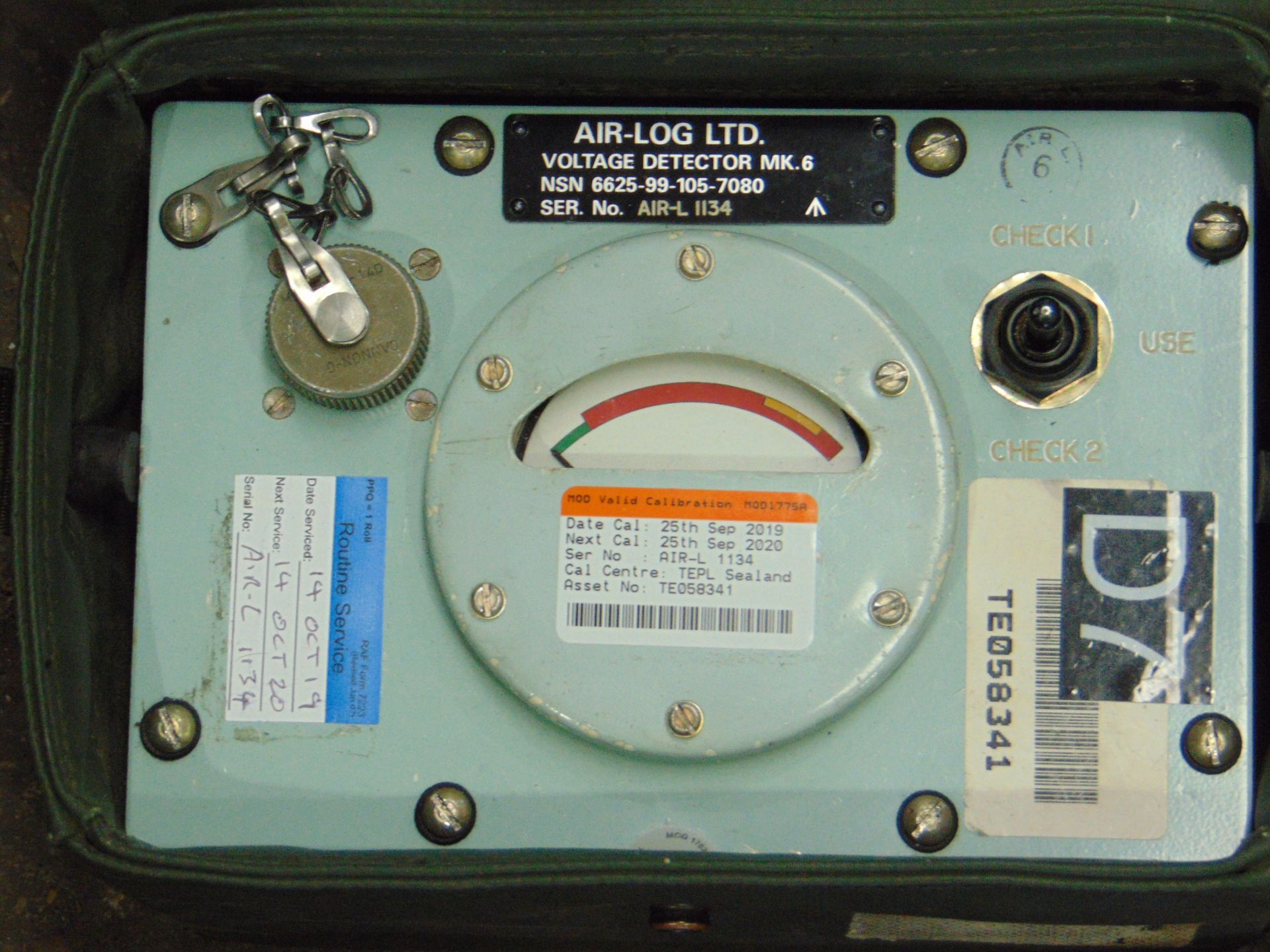 6X AIR LOG VOLTAGE DETECTOR MK6 AS SHOWN - Image 5 of 5