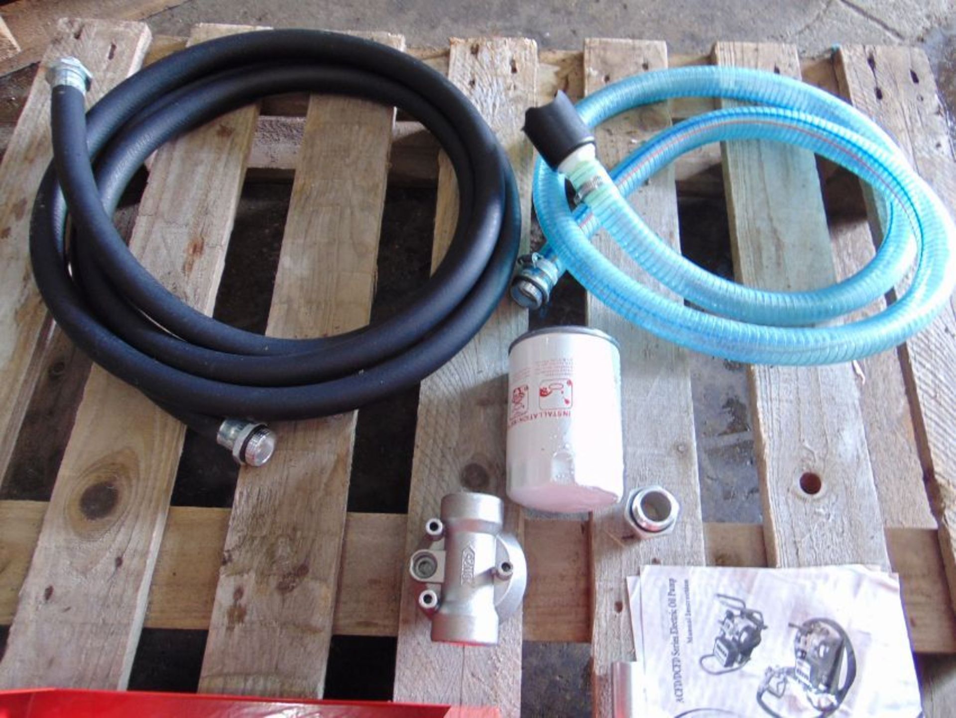 Unused AC60-M Diesel Transfer Pump Set c/w Nozzle, Hose etc - Image 7 of 8