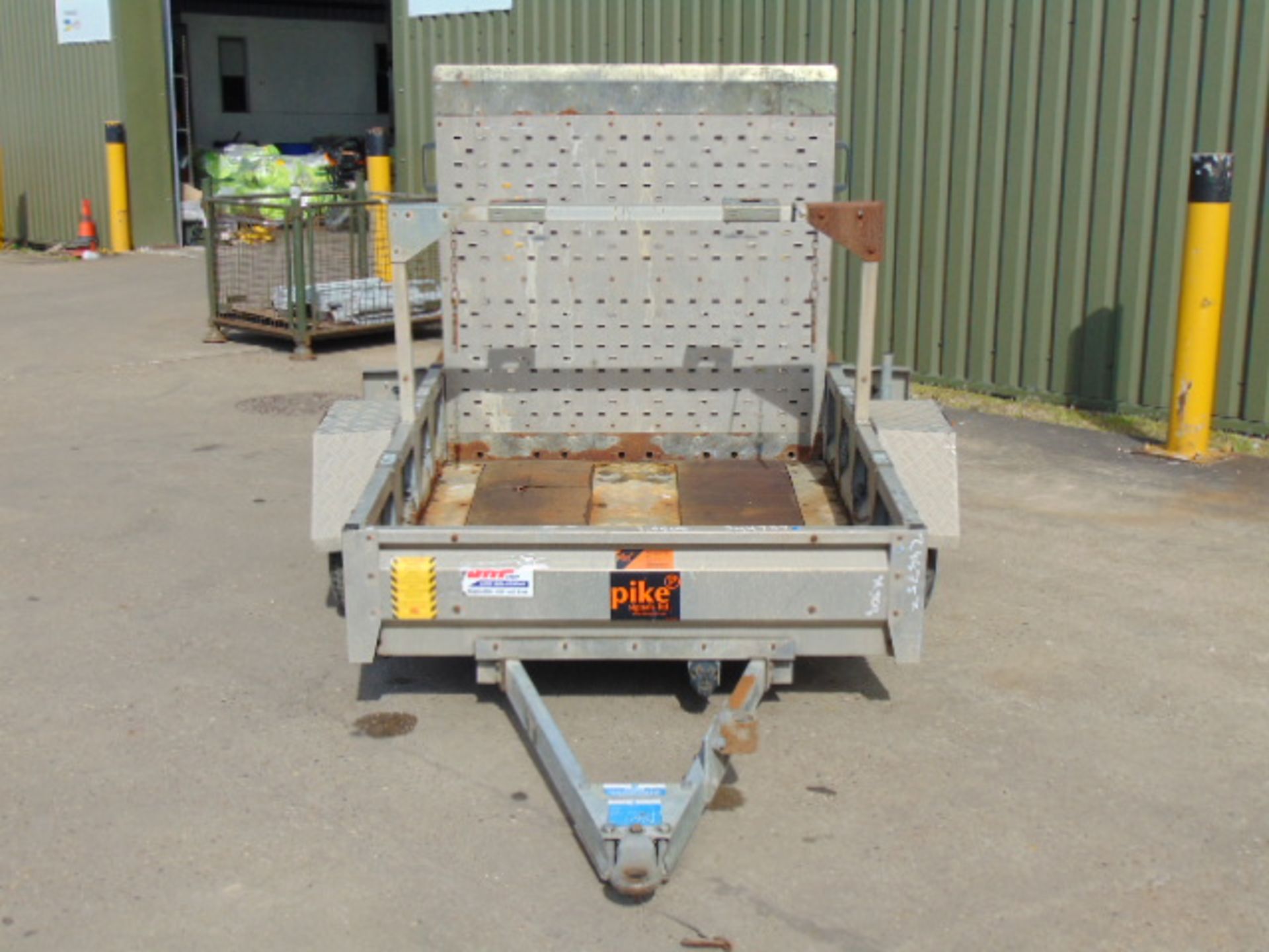 Aluminium 2 Wheel Plant Trailer c/w Rear Ramp - Image 2 of 14