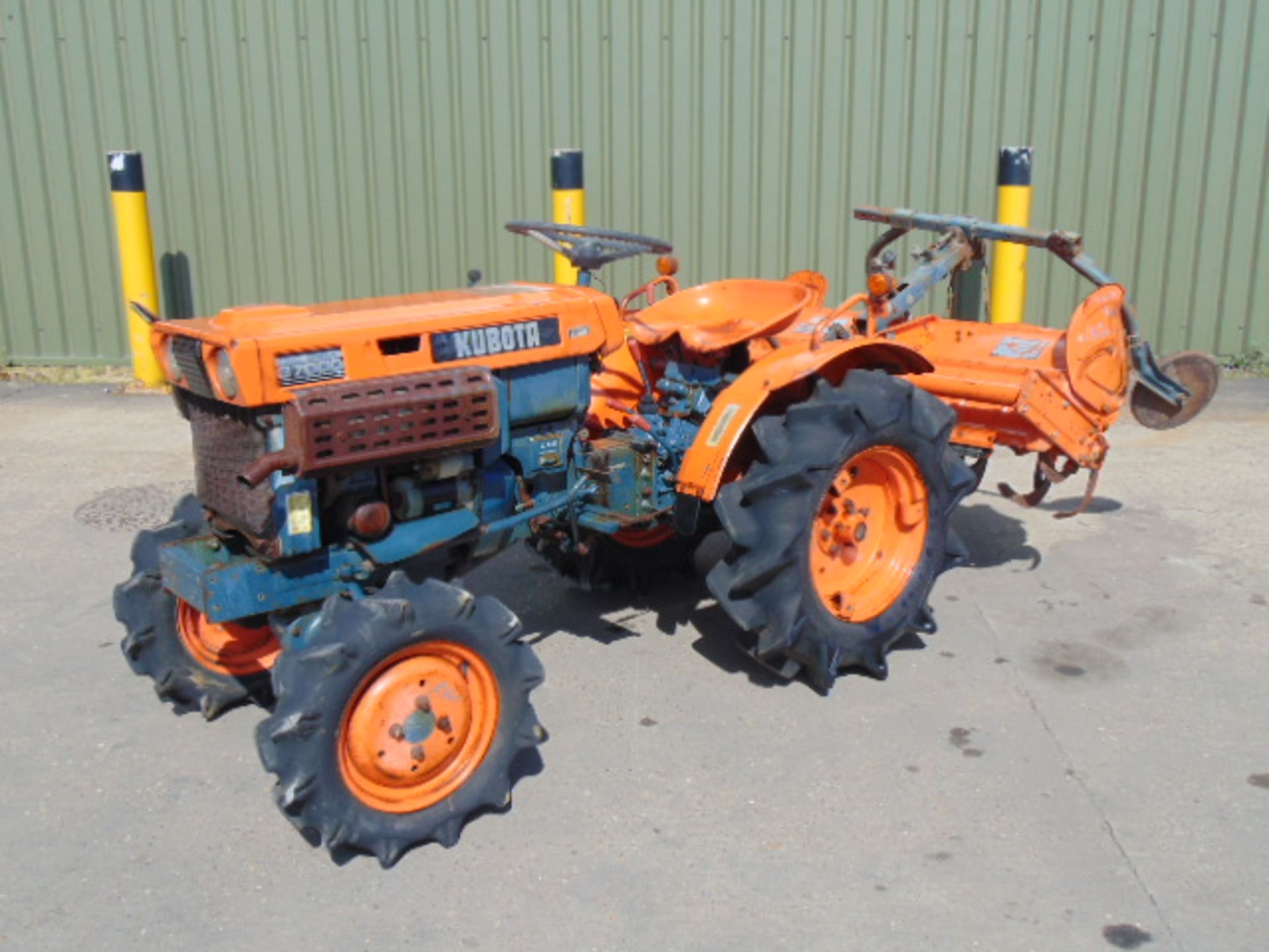 Kubota B7000 4x4 Compact Tractor c/w Rotavator