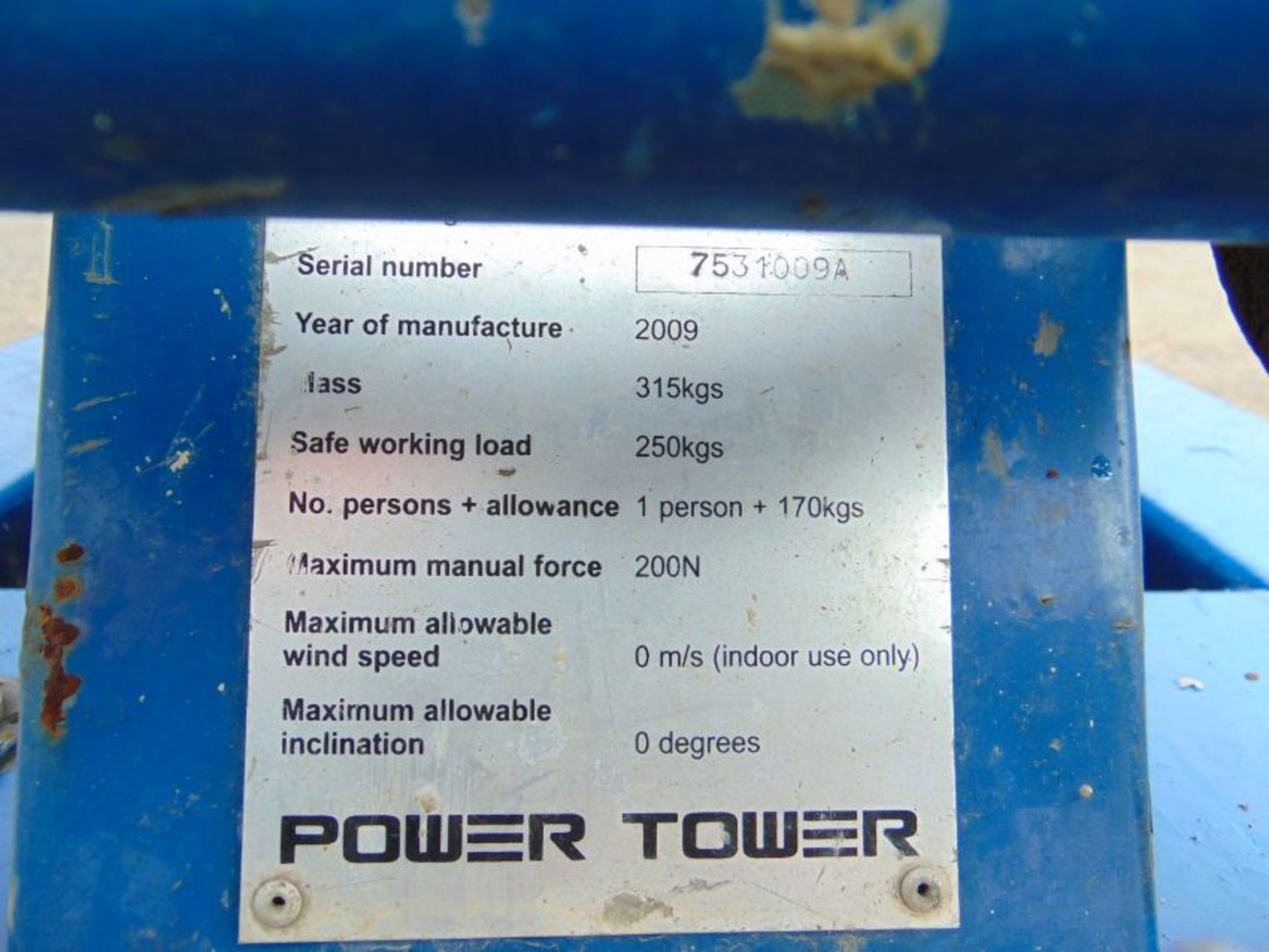 Power Tower Hydraulic 5.1m Scissor Lift / Access Platform - Image 15 of 15