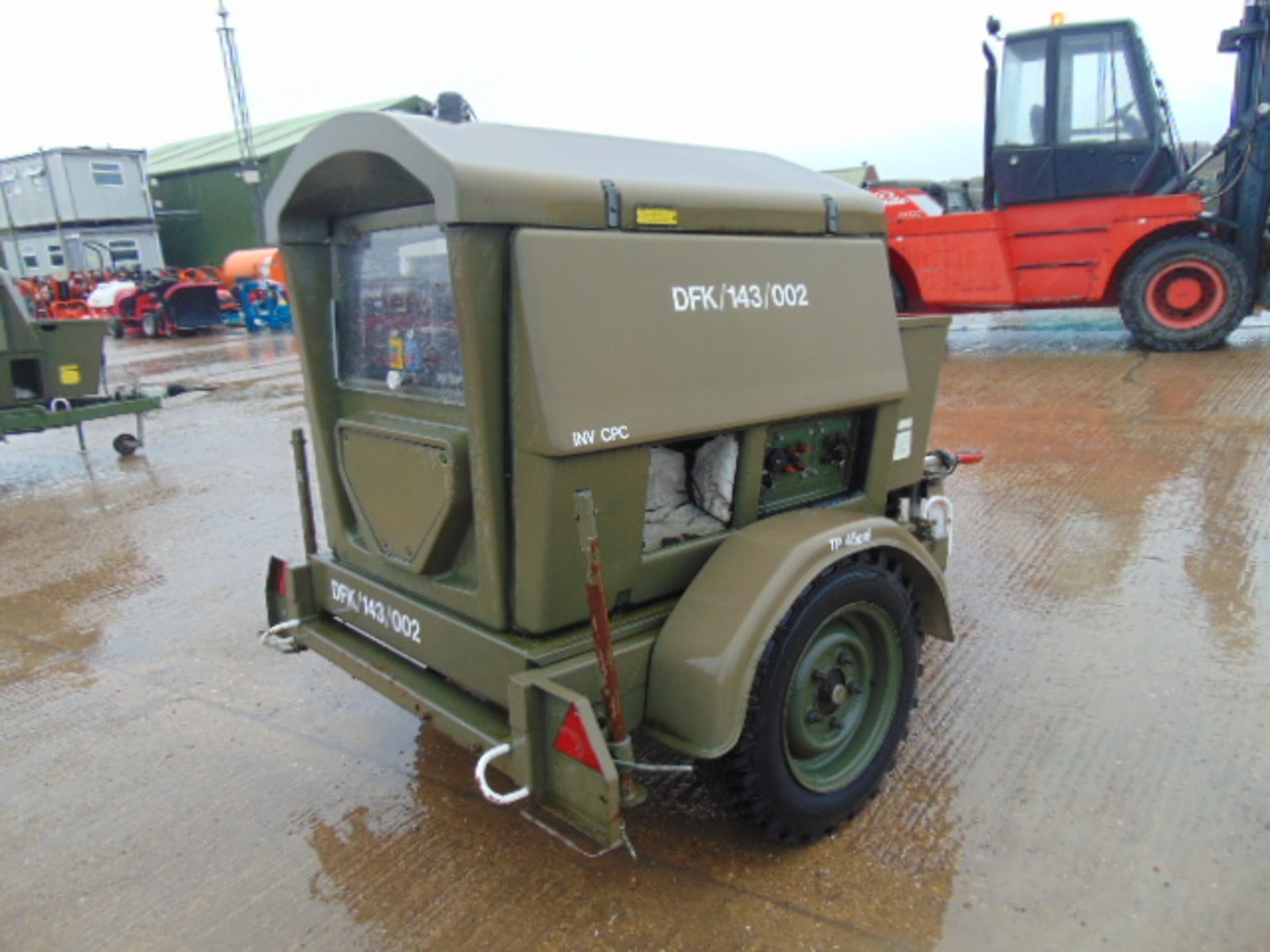 Ex Uk Royal Air Force Trailer Mounted 25 KVA Generator - Image 6 of 15